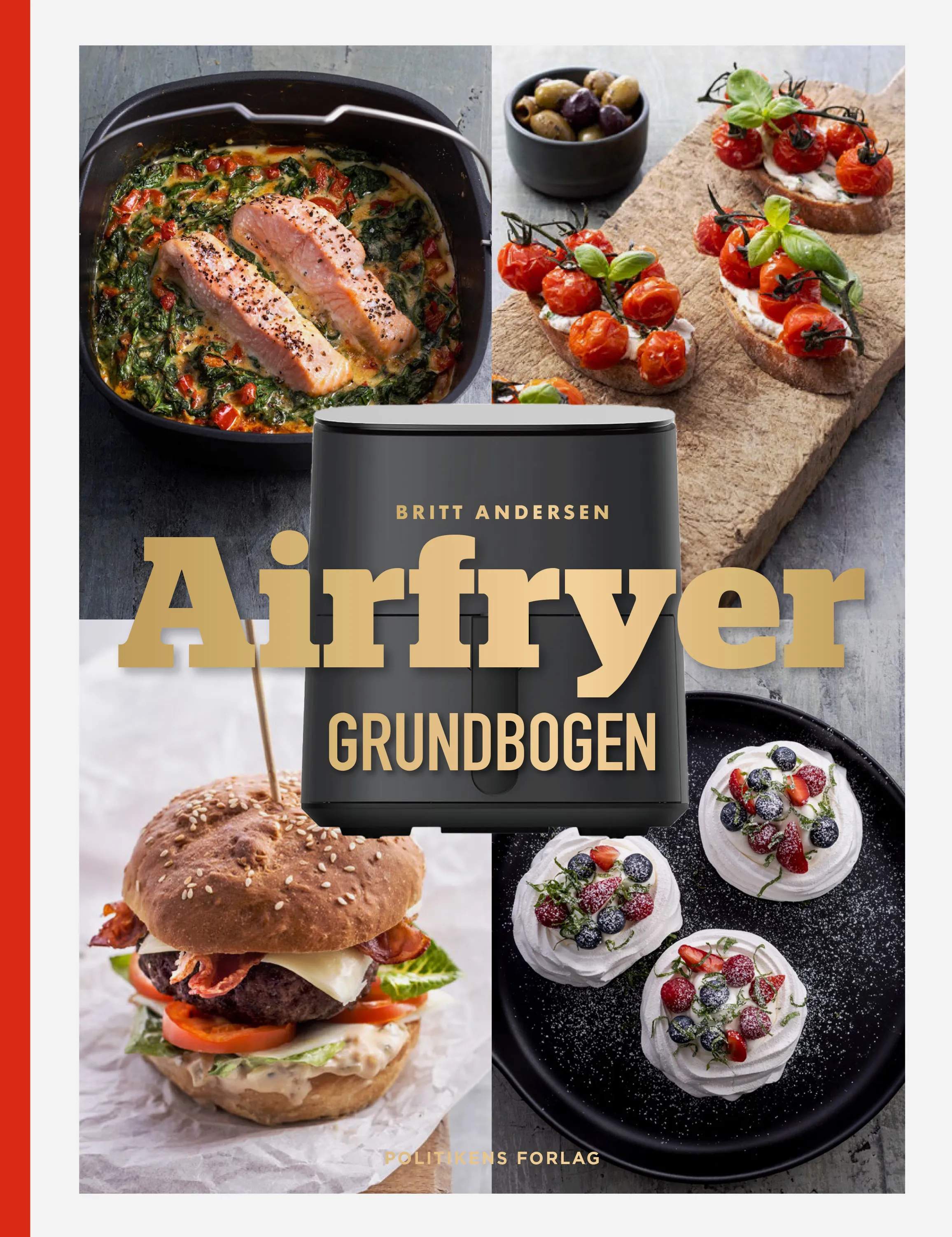 Airfryer Grundbogen, rød, large