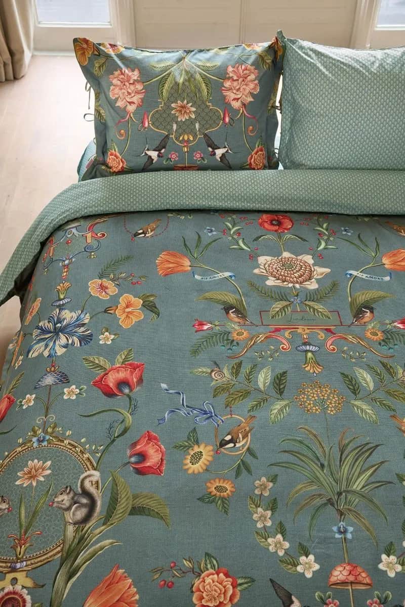 PIP Studio Sengetøj Botanico Sengetøj i Blue , B140 x L200 cm, 4