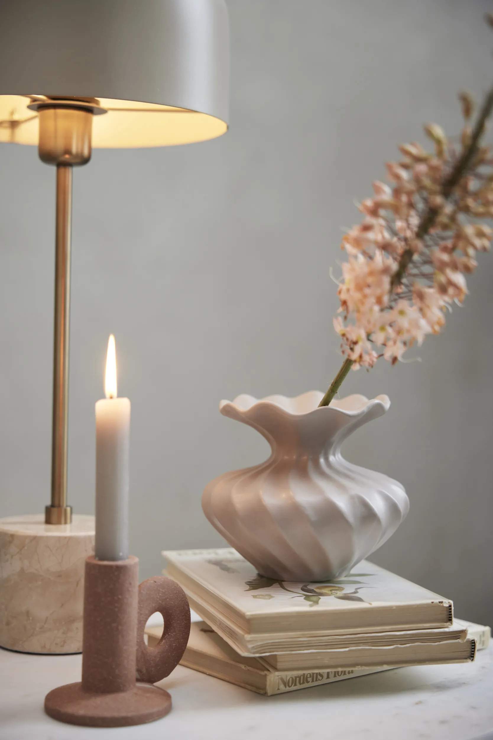 Lene Bjerre Vaser Susille Vase i sand, 14 cm, 3
