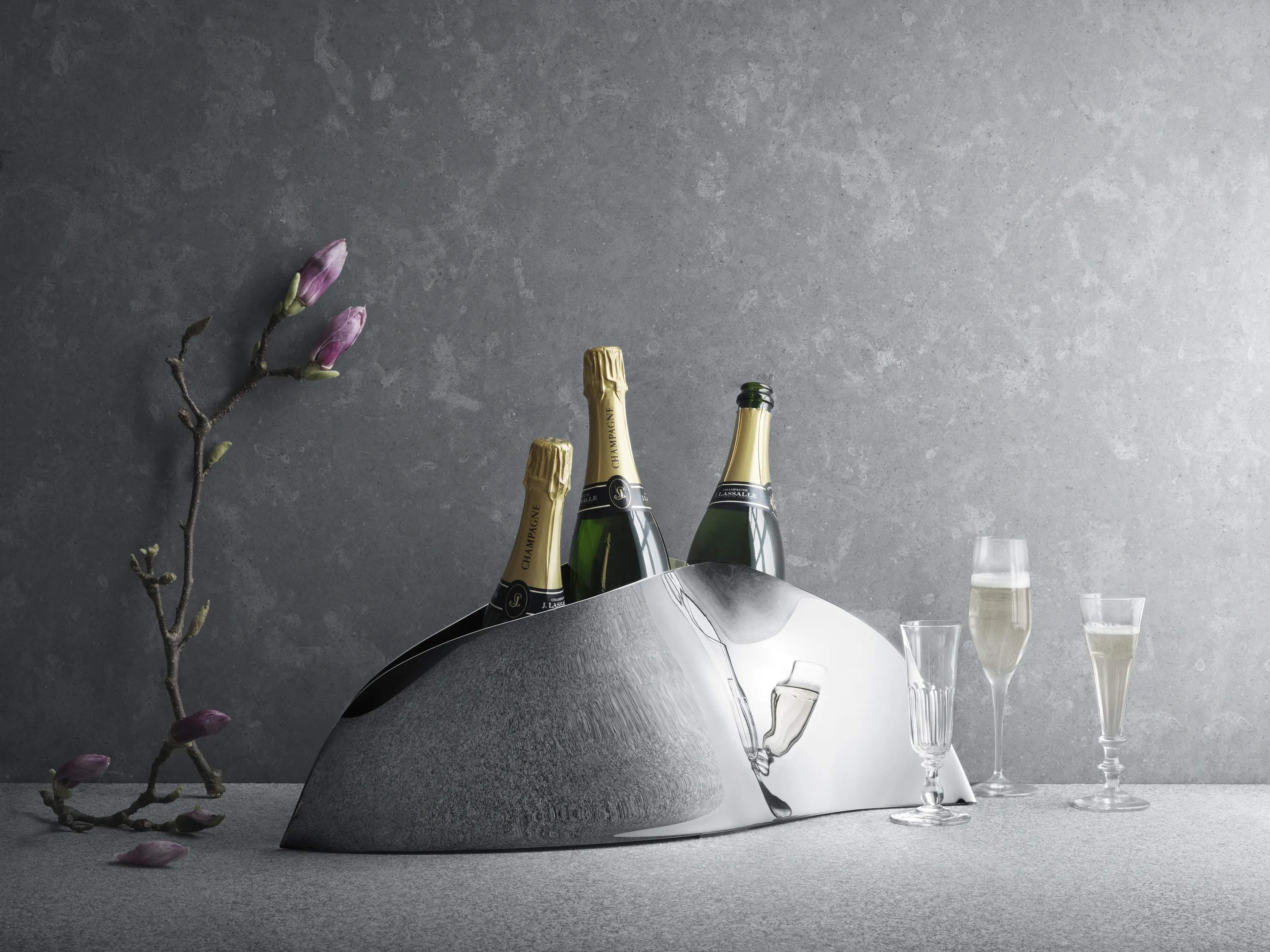 Georg Jensen Champagnekølere Indulgence Champagnekøler i Stål, 2