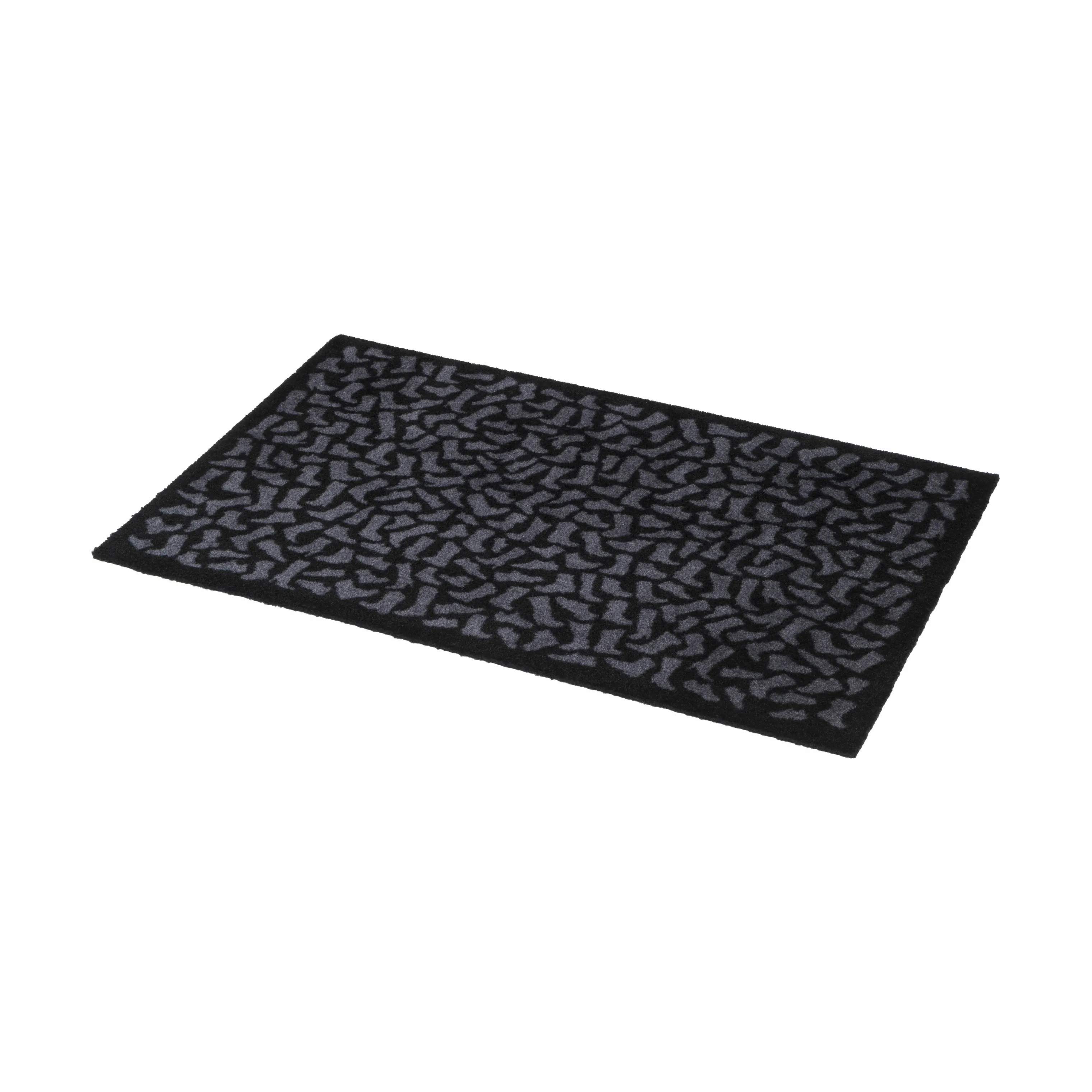 Tica Copenhagen Dørmåtter Footwear Smudsmåtte i Sort/grå, B67 x L120 cm, 4