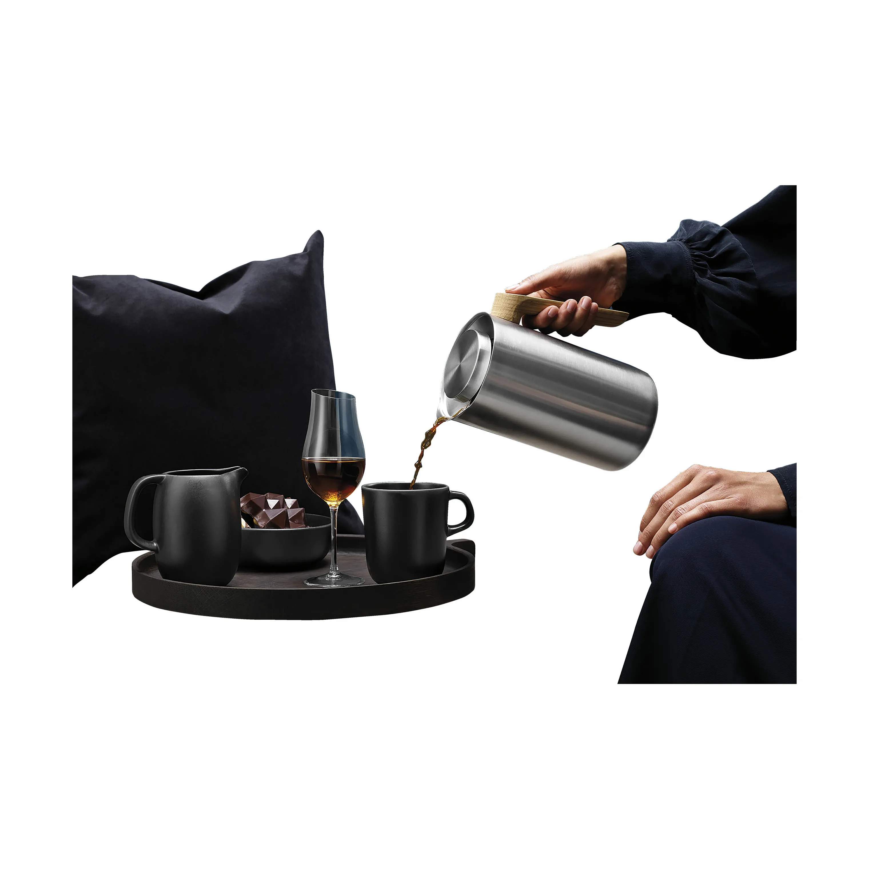 Eva Trio Termokander Nordic Kitchen Termokande i Stål/Natur, 1 L, 3