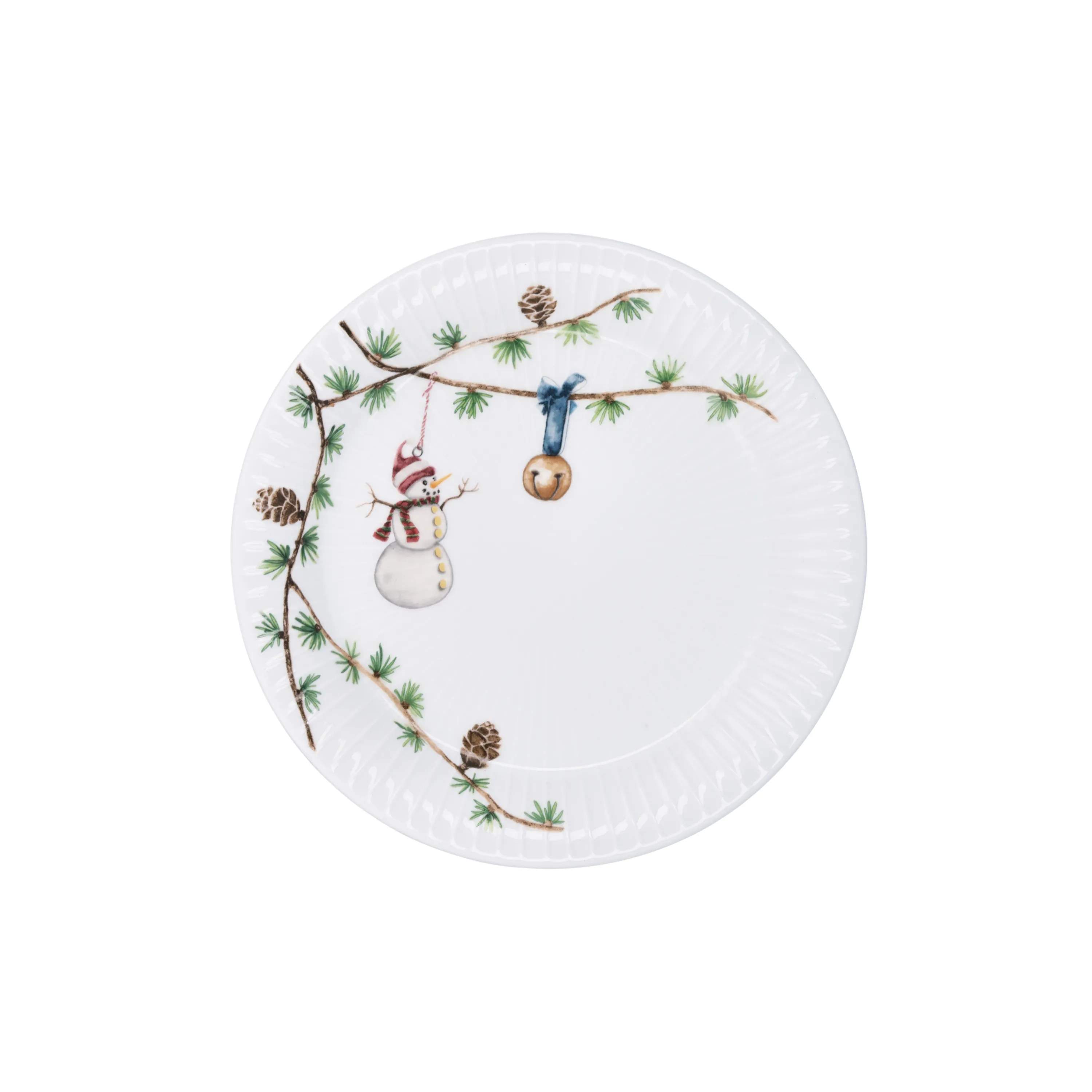 Kähler Frokosttallerkener Hammershøi Jul Frokosttallerken i Hvid, 22 cm, 1