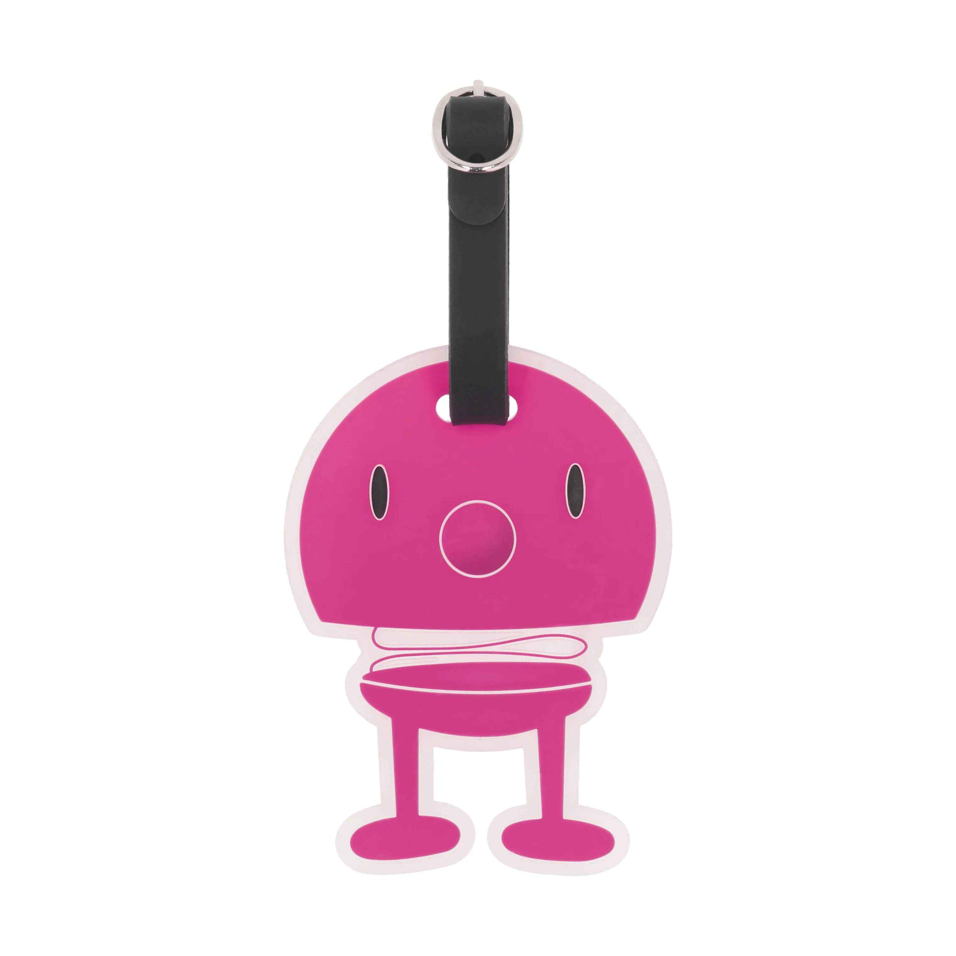 Kuffertmærke, pink, large