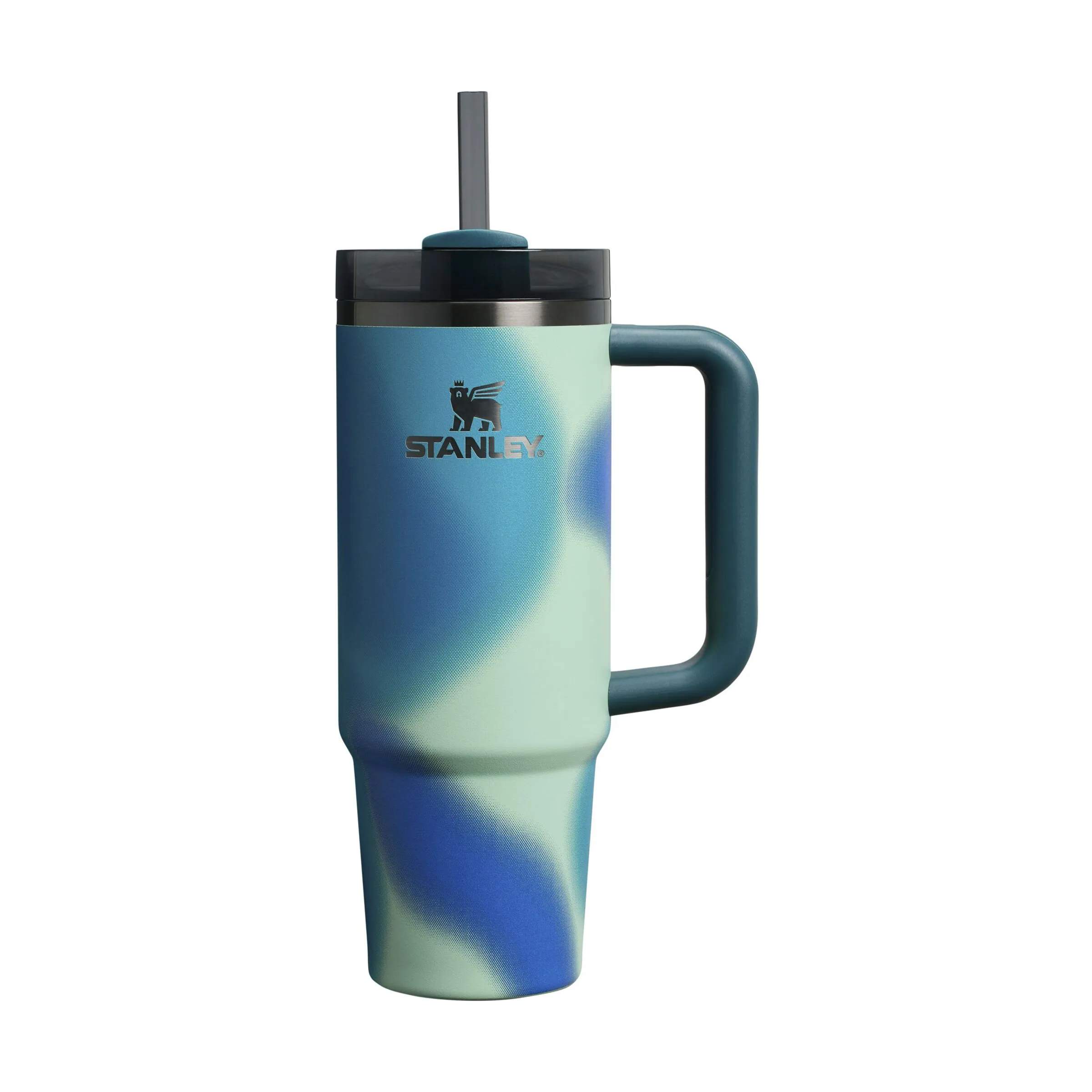 Stanley Quencher Flowstate Tumbler, coastel teal motion, large
