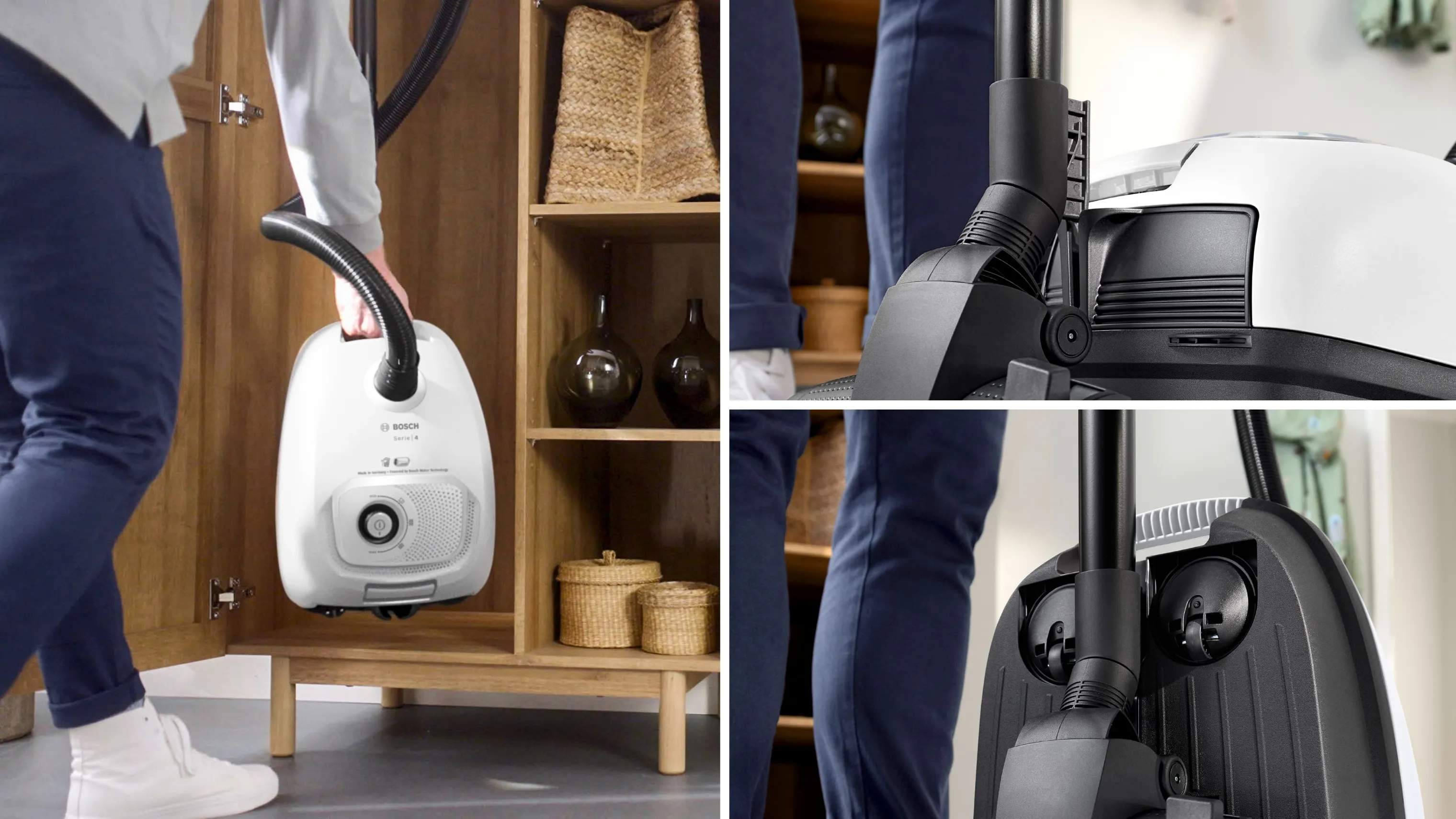 Bosch Støvsugere Støvsuger BGB41WH1 Serie 4 i Hvid, 2