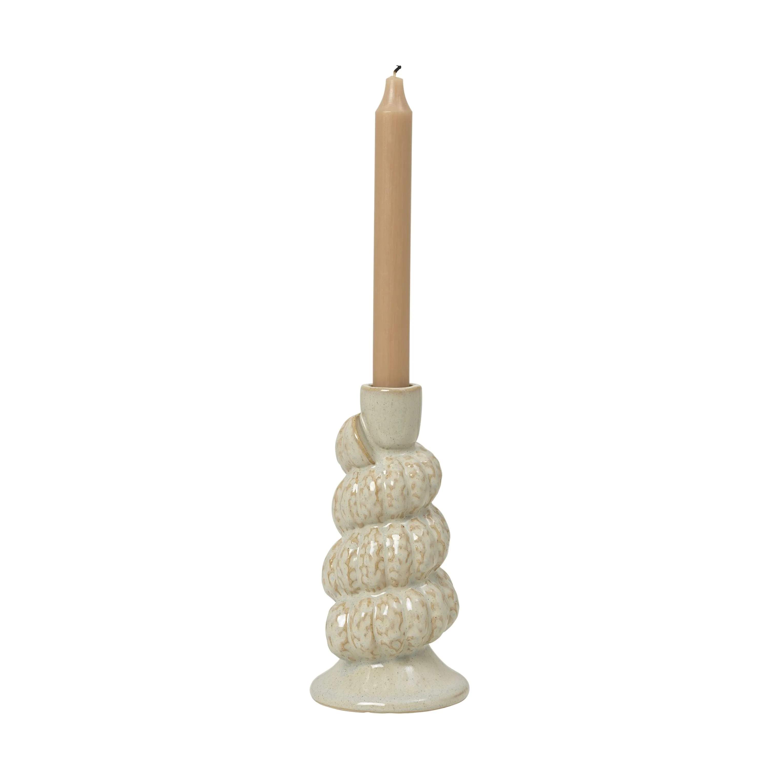 Broste Copenhagen Kronelysestage Shelly Lysestage i 18 cm, 1