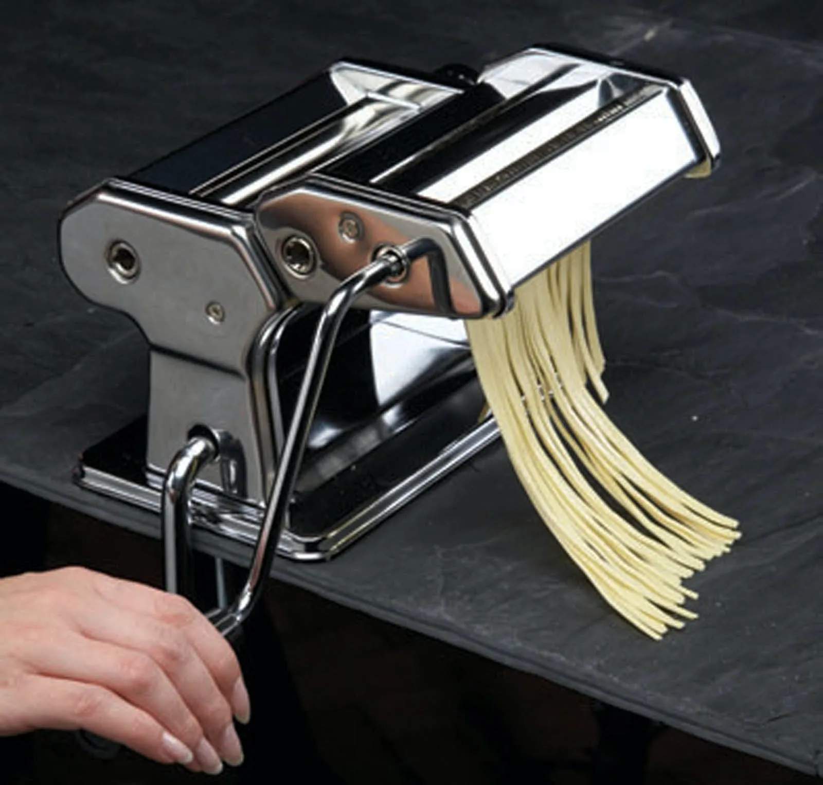 KitchenCraft Pastamaskiner World of Flavours Pastamaskine i Sølv, 3