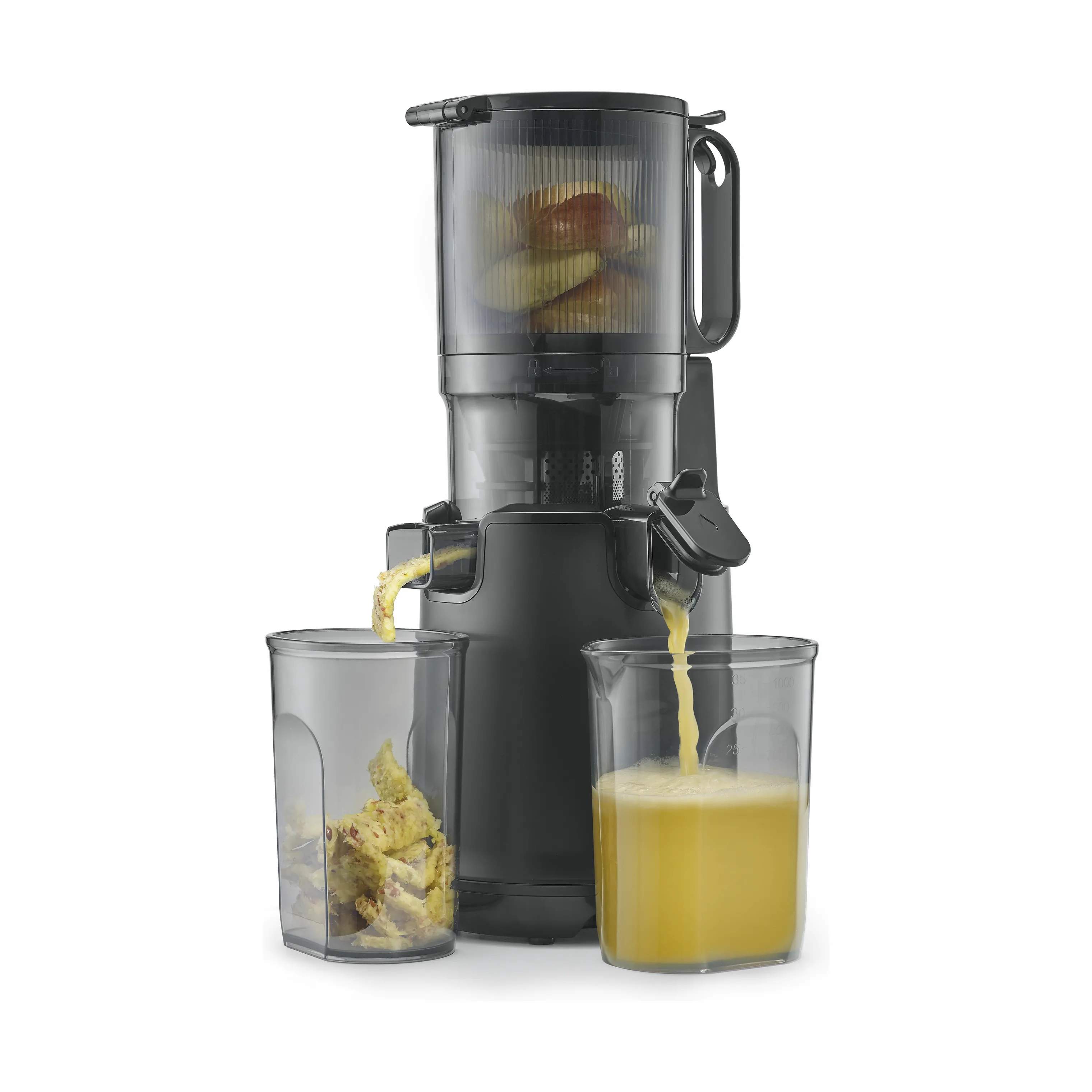 Caso Slowjuicere Slowjuicer inkl.  2 juicebeholdere SJW600 XL i sort, 2