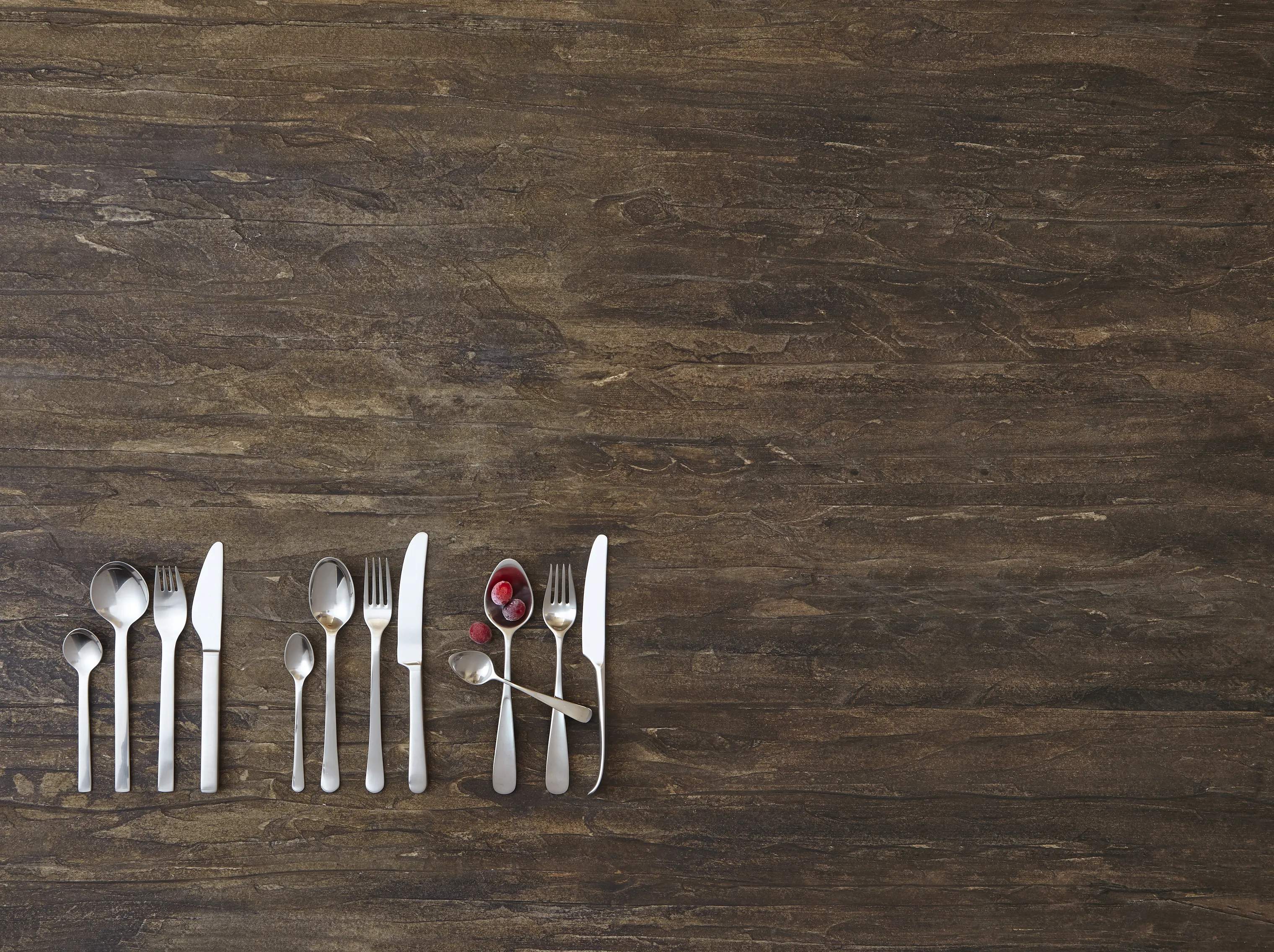 Georg Jensen Spiseskeer Vivianna Spiseske i Mat/Stål, 2