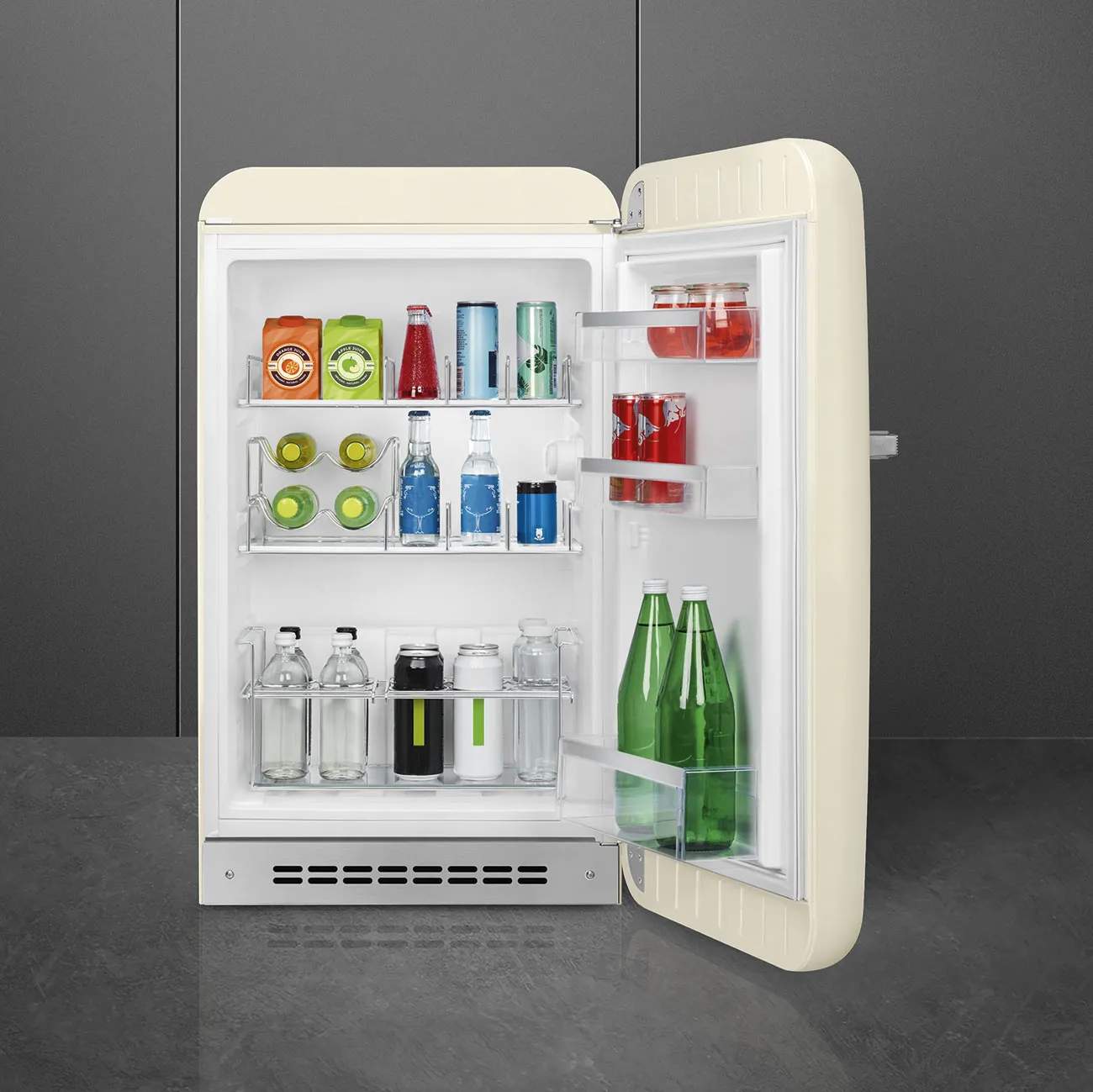 Smeg Køleskabe 50's Style Køleskab i Creme, 2