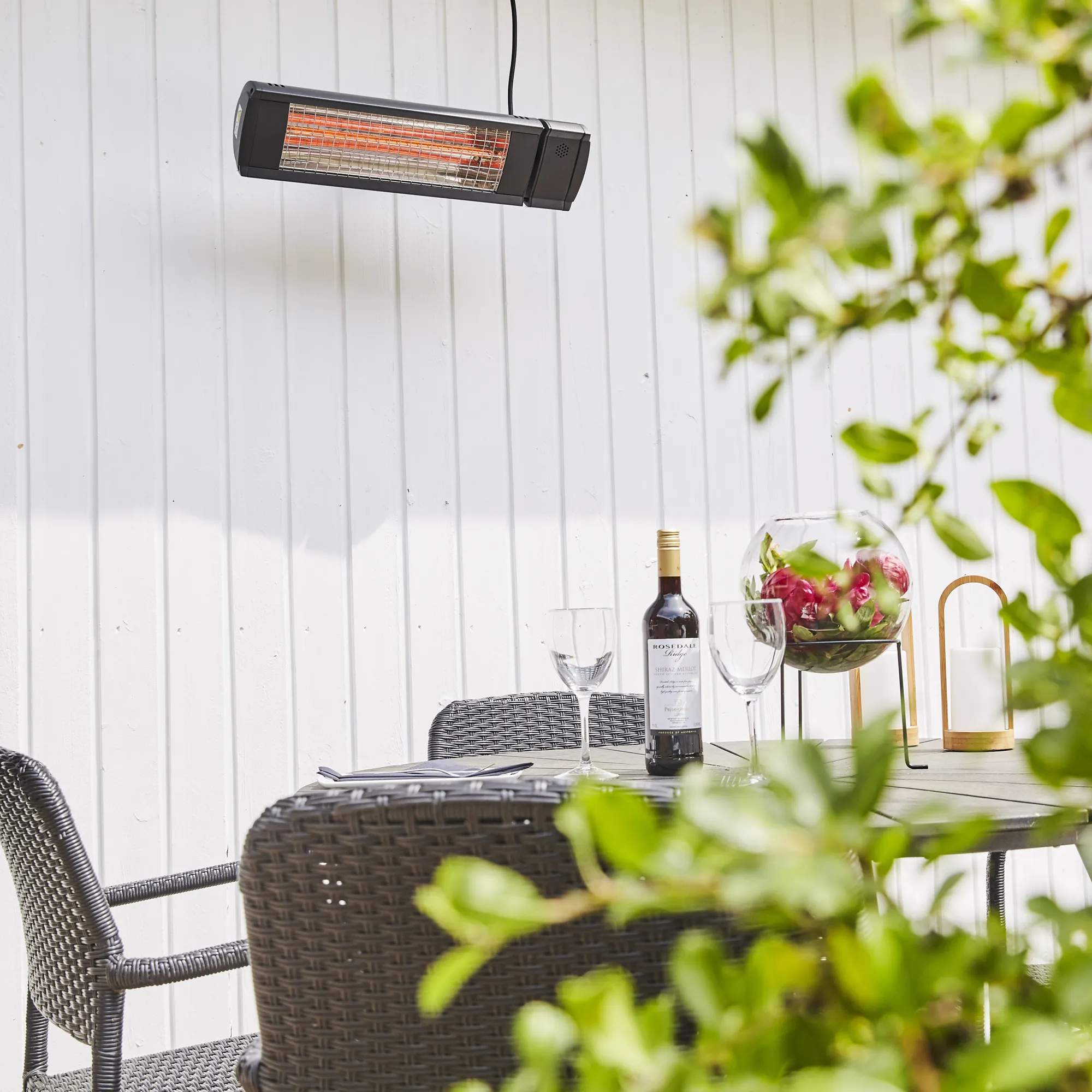 HEAT1 Terrassevarmere og varmelamper Terrassevarmer ECO high-line i 1500/plus, 3