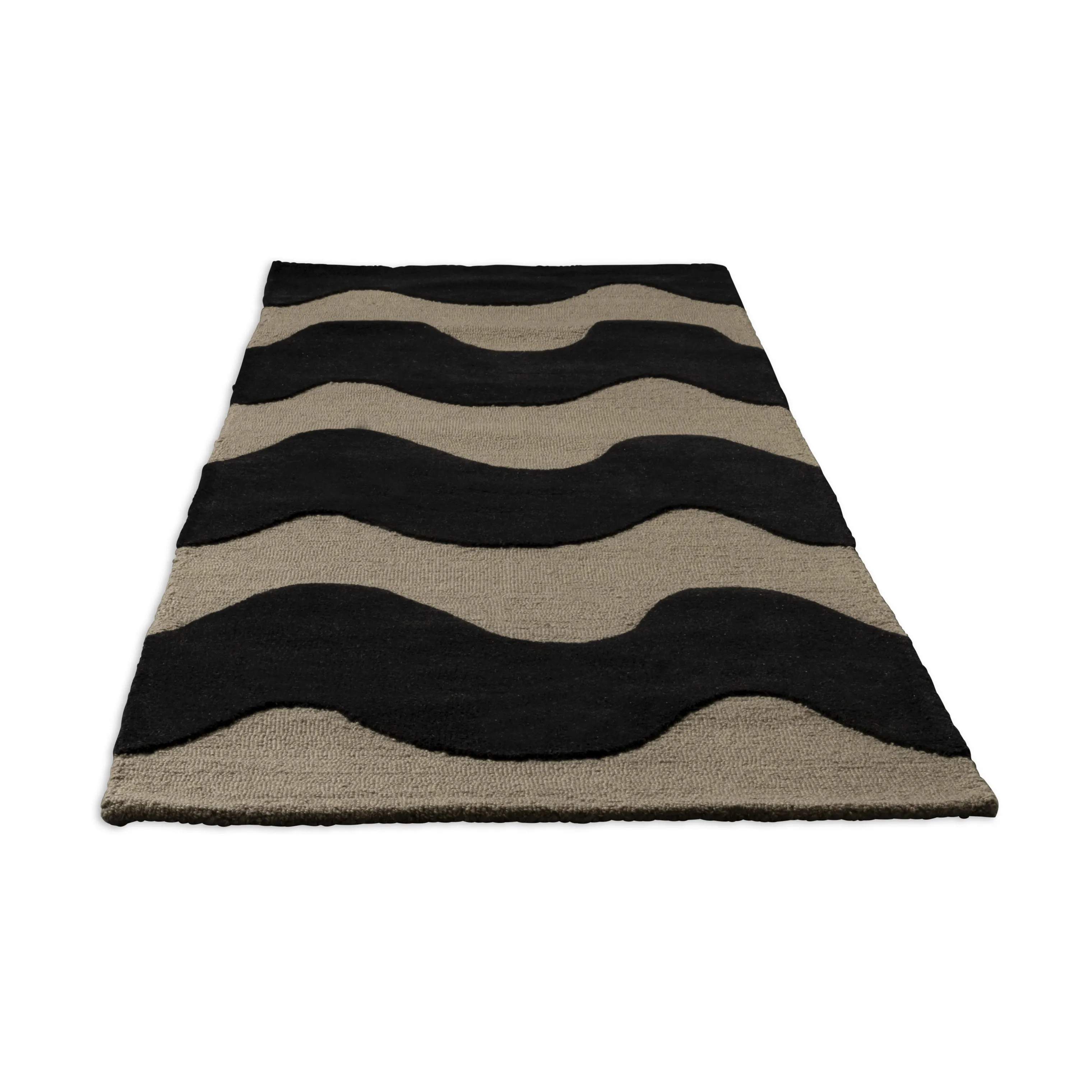 Marimekko by Brink & Campman Gulvtæpper Lokki Tæppeløber i Sort, B70 x L245 cm, 3