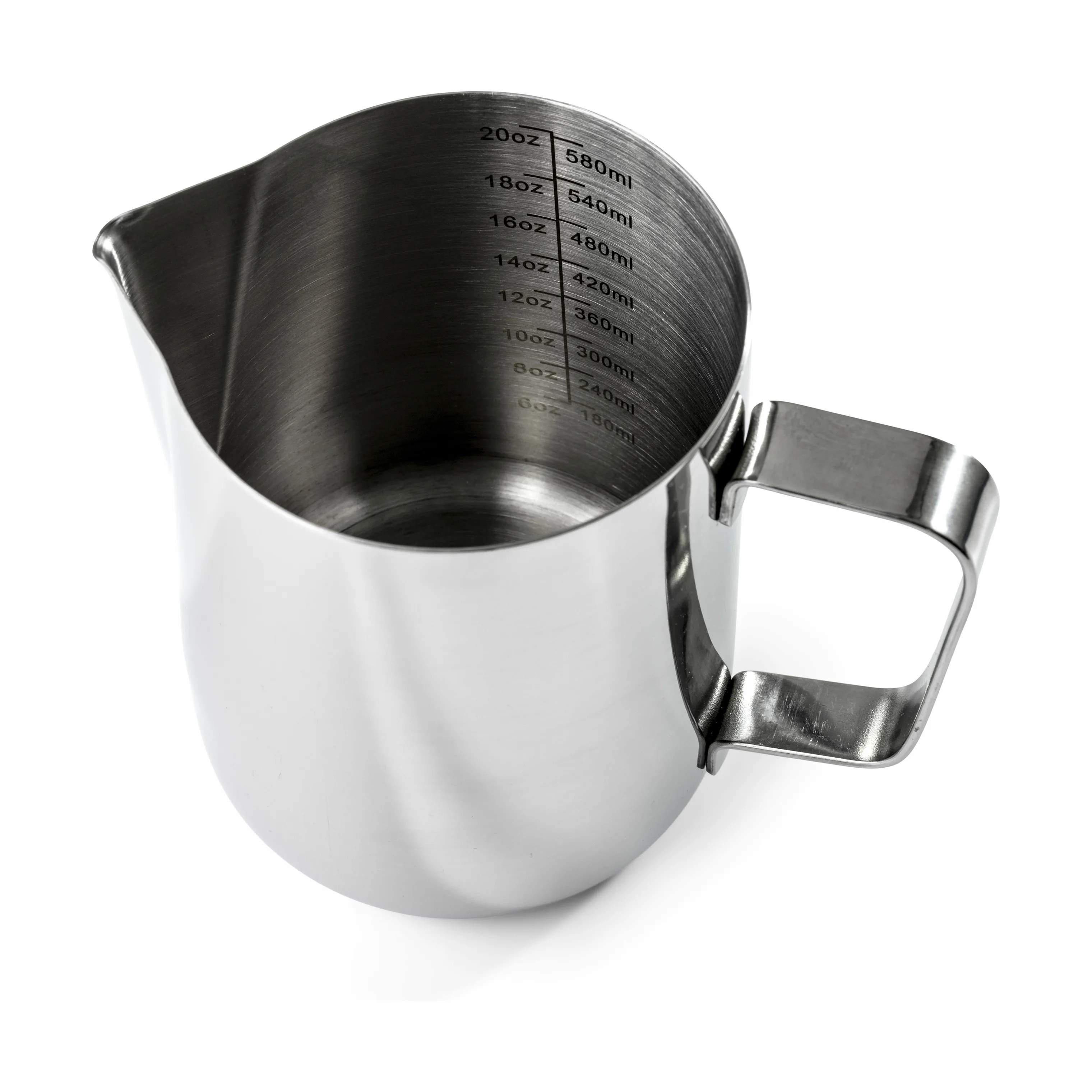Cook & Baker Baristaudstyr Mælkekande i Stål, 580 ml, 3