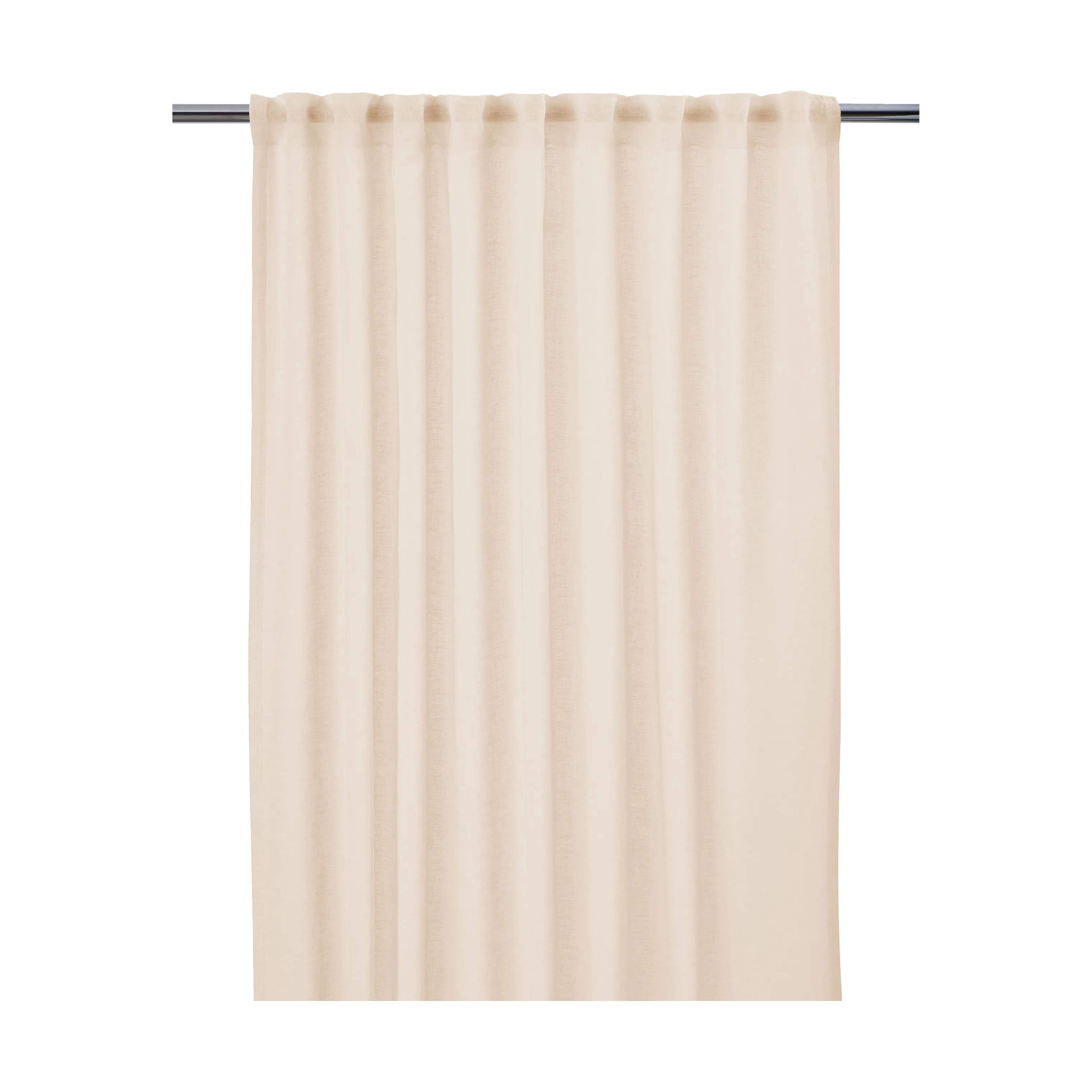 Svanefors Gardiner og gardinstænger Diana Gardin i Lysgul, H300 x B280 cm, 1
