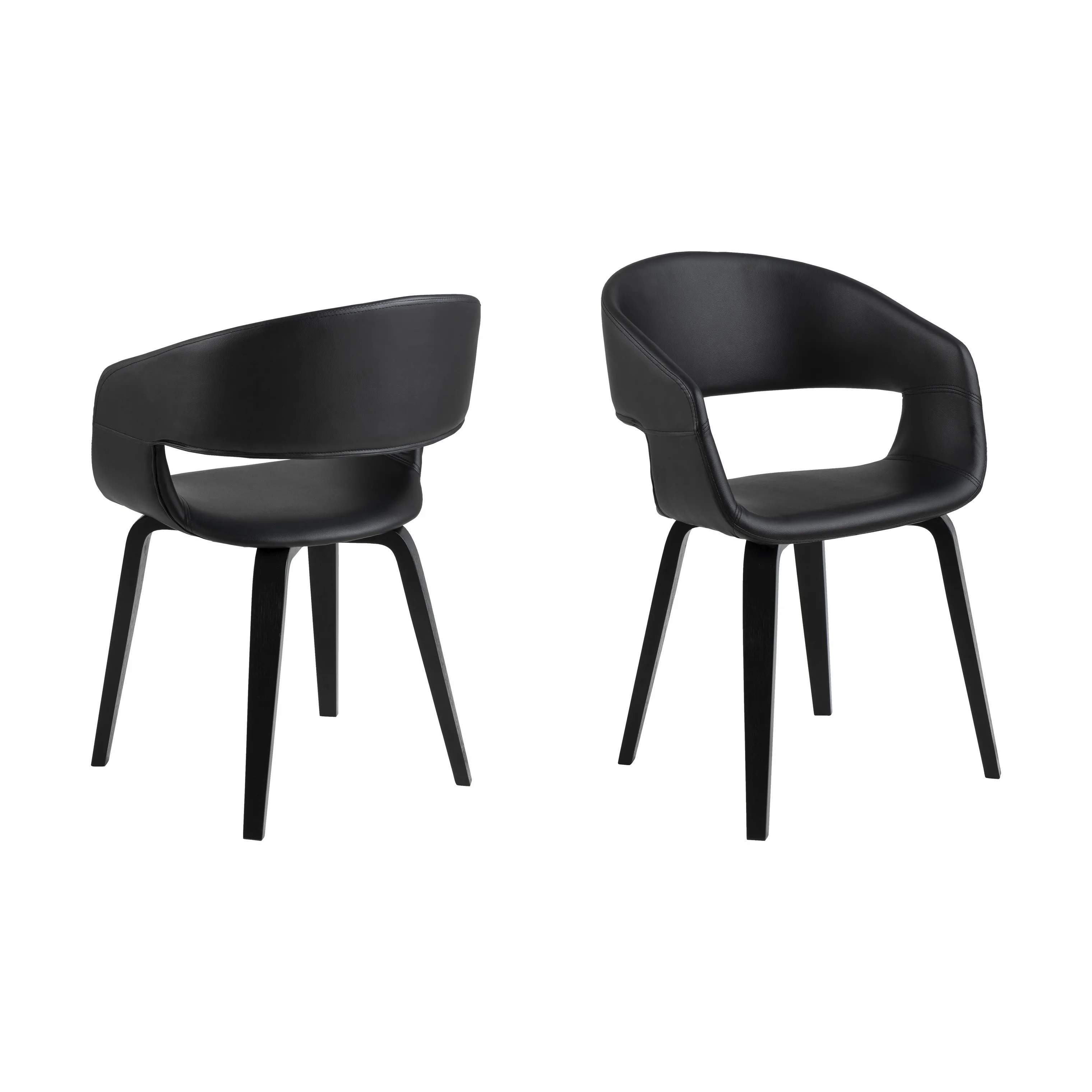 CASA Living Spisebordsstole Nova Spisebordsstole - 2 stk. i sort, 6
