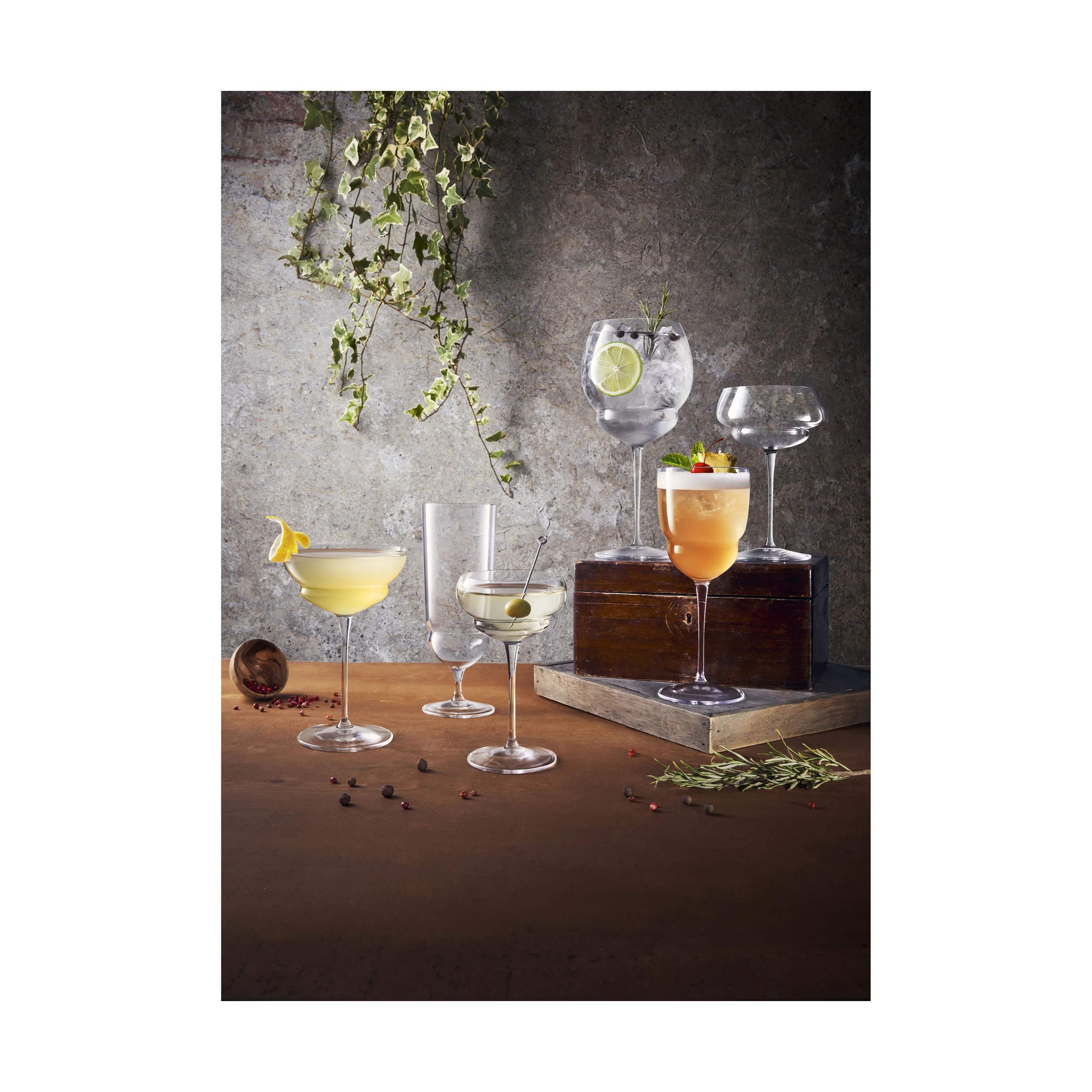 Luigi Bormioli Cocktailglas Backdoor Teguila Cocktailglas - 6 stk. i Transparent, 3