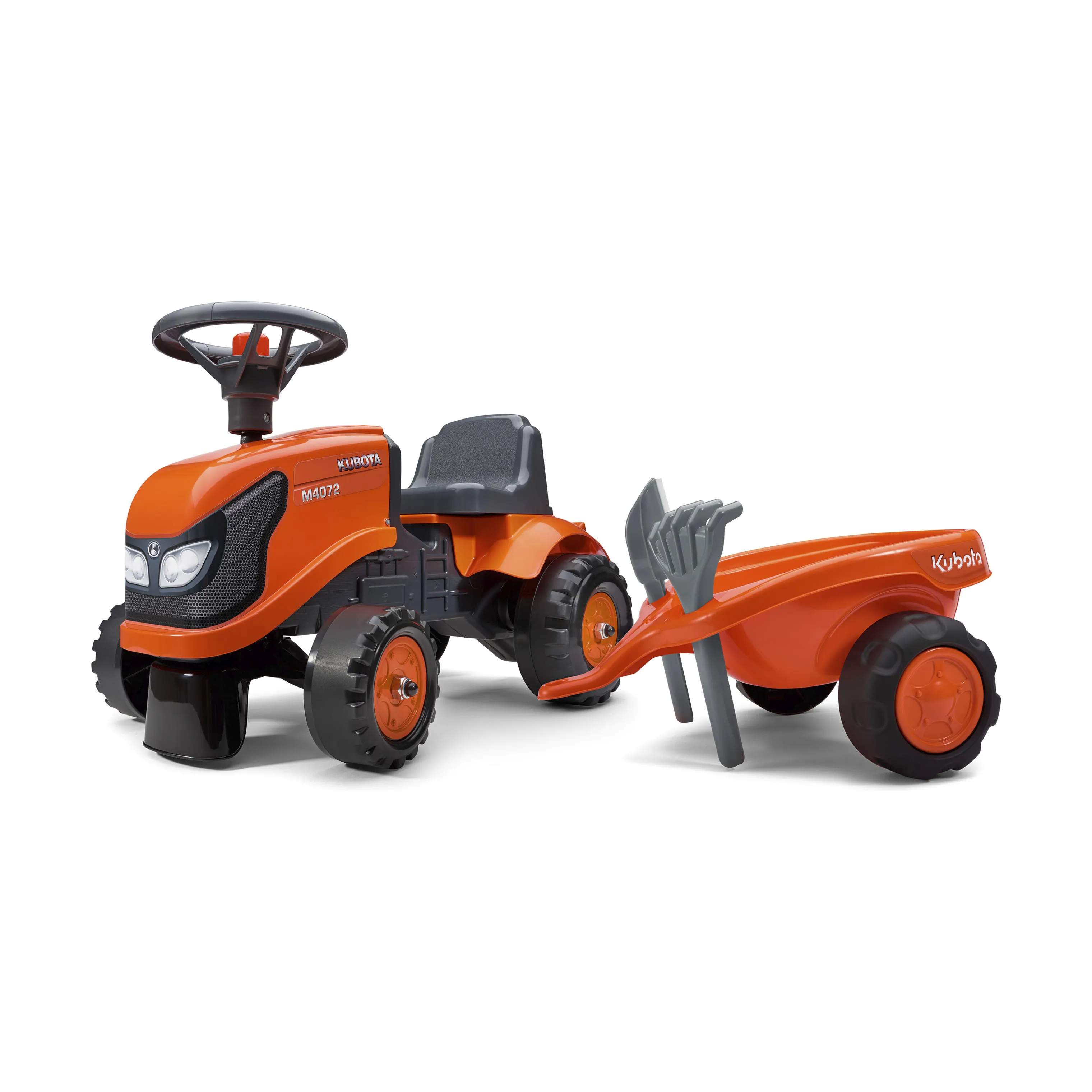 FALK Øvrig udeleg Traktor m. trailer i Orange, 1