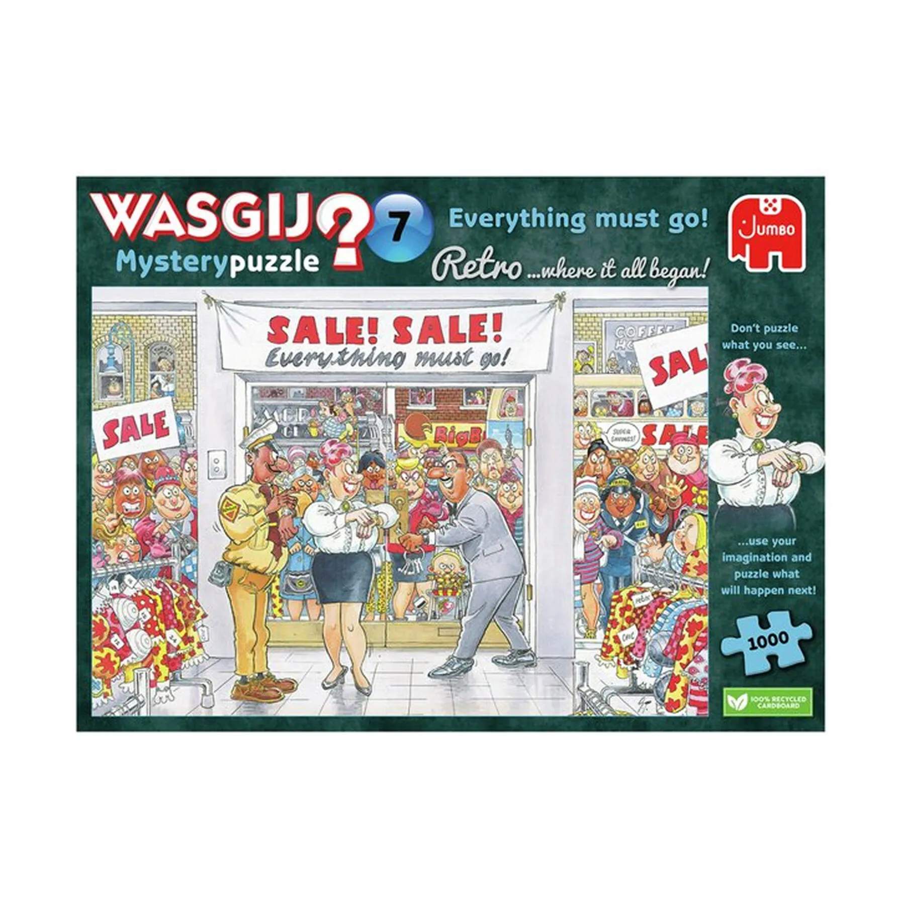 Spilbræt Puslespil Puzzle Wasgij Puslespil - Everything Must Go i Multifarvet, 1