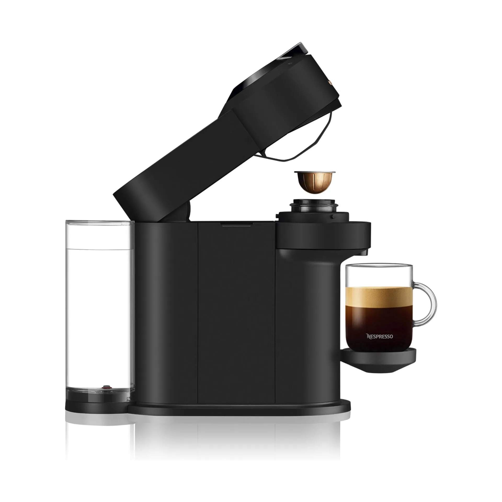 Nespresso kapselmaskiner Vertuo Next Kapsel Kaffemaskine i Sort Metal, 7