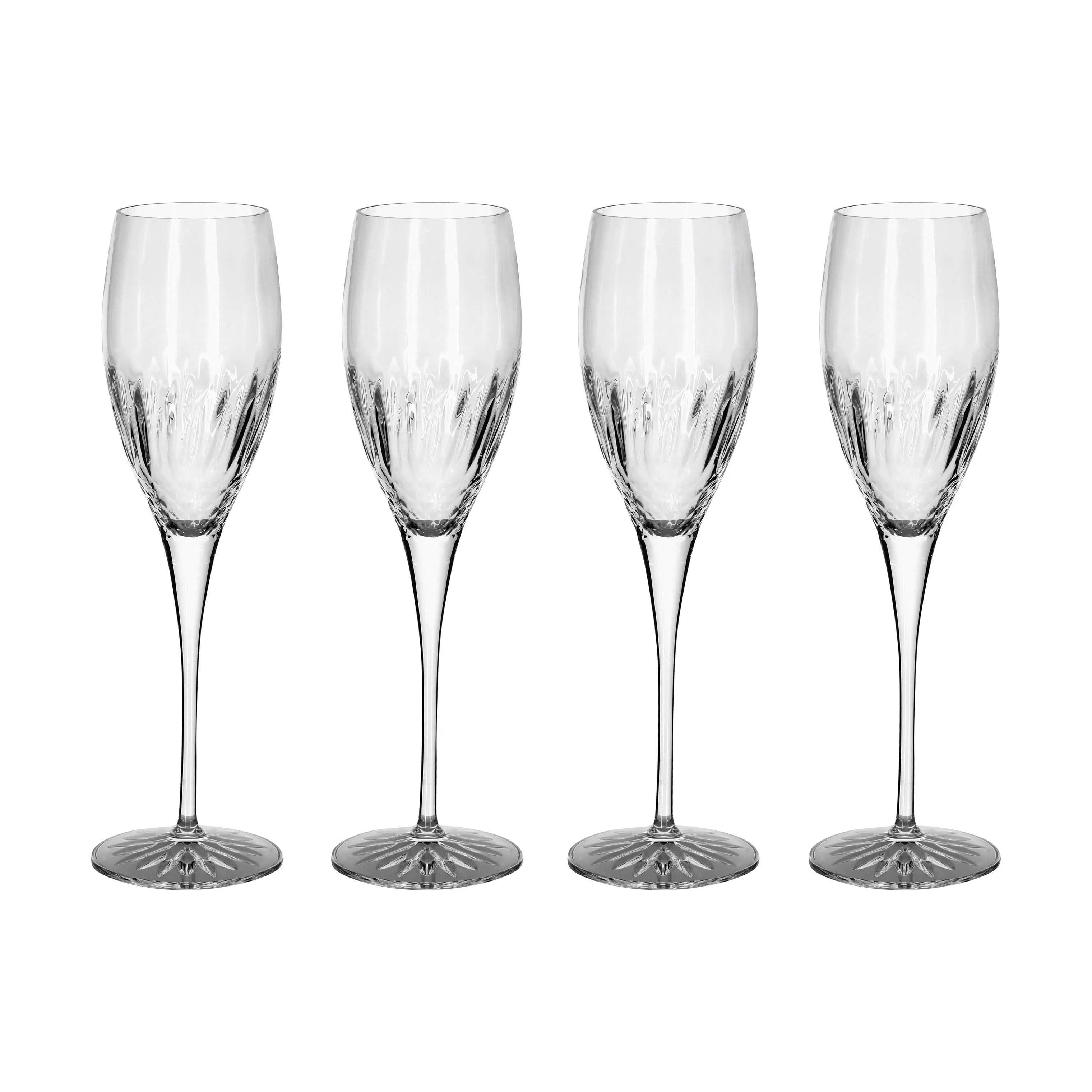 Luigi Bormioli champagneglas Diamante Champagneglas - 4 stk.