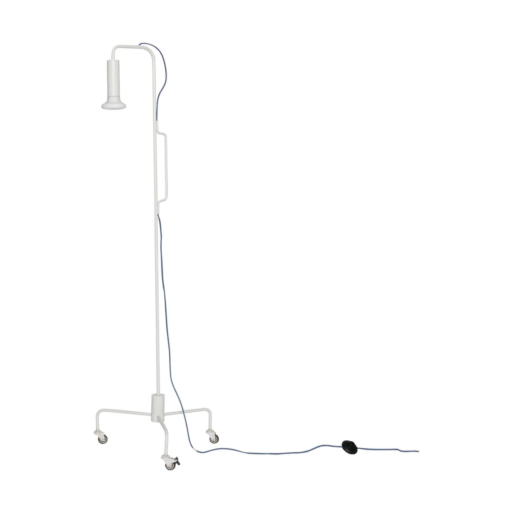 Hübsch Gulvlamper Ido Gulvlampe i Lysegrå, 1