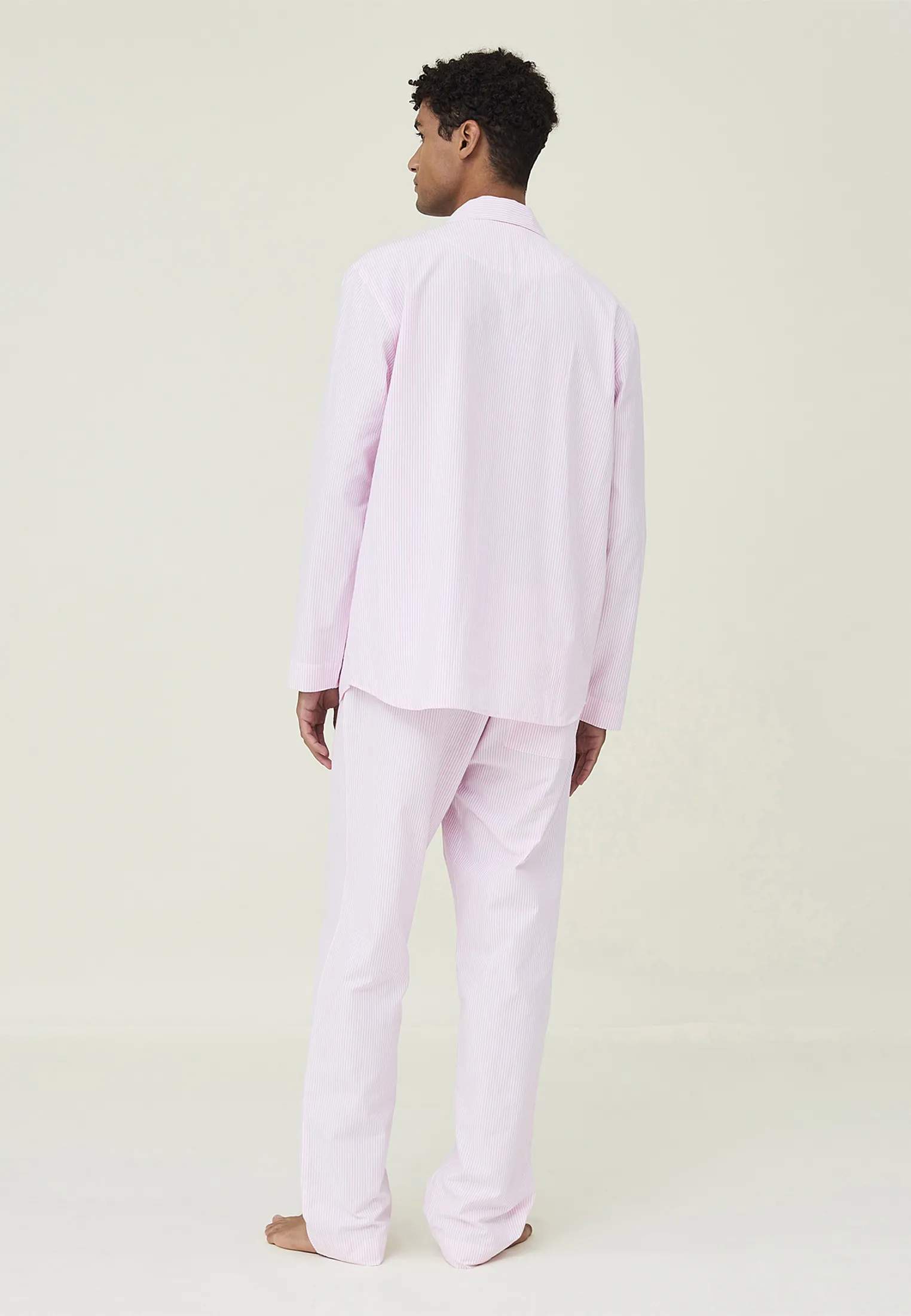 Lexington Pyjamas Icons Pyjamassæt Organic i Pink/White, M, 4