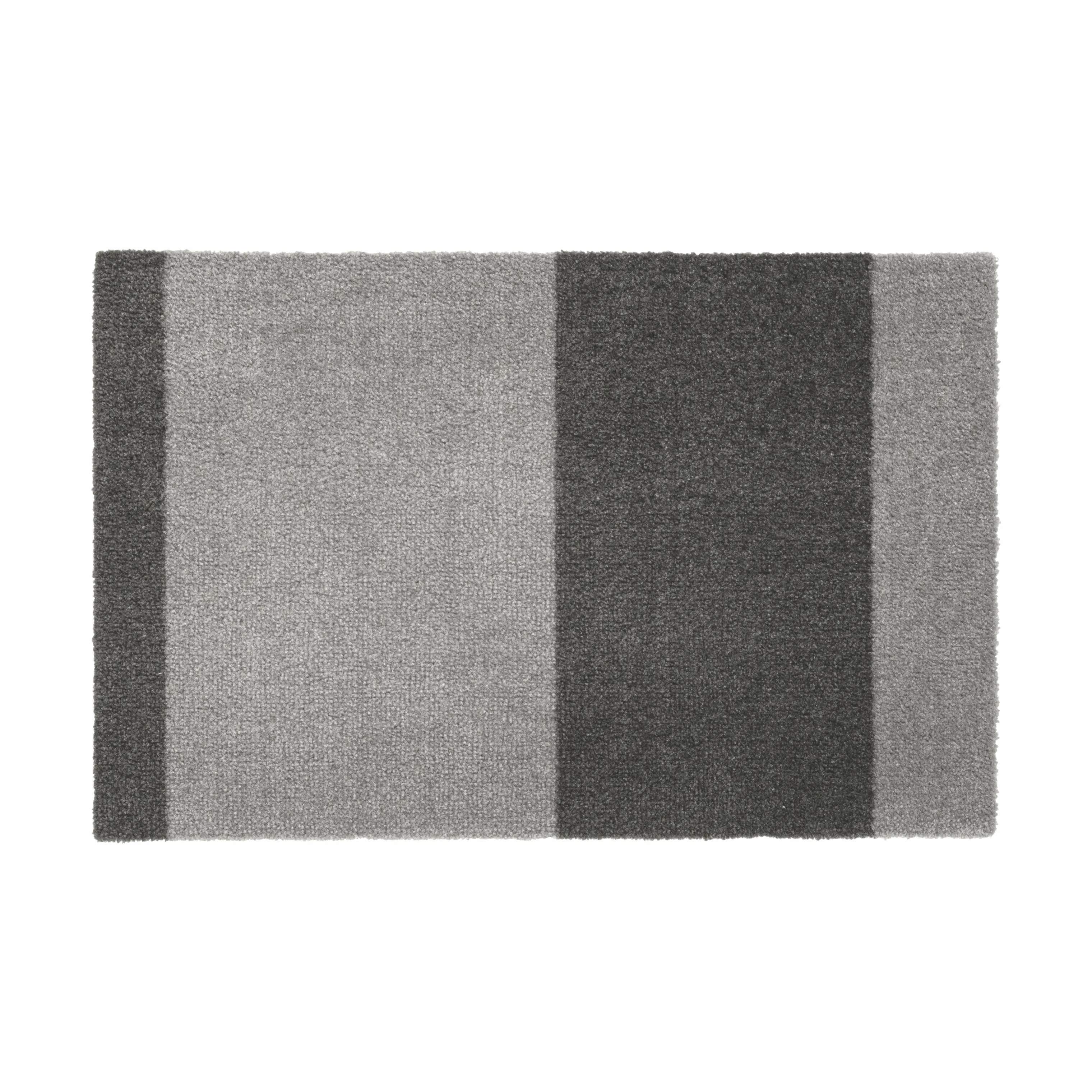 Stripes Horisontal Smudsmåtte, grå, large