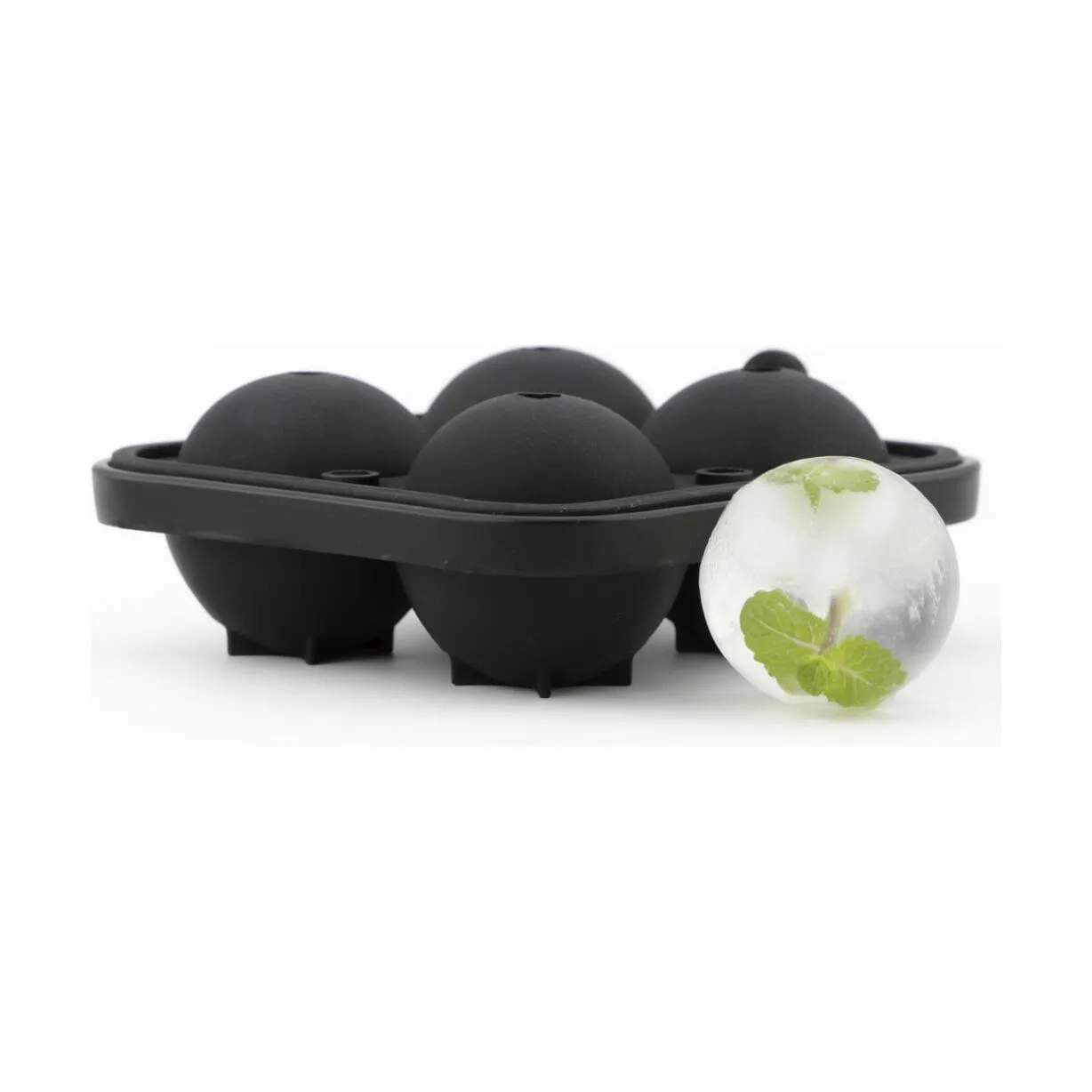 Mixology by CASA Living Isterningebakker MIXOLOGY Iskugleform i Sort, 12,5 cm, 3