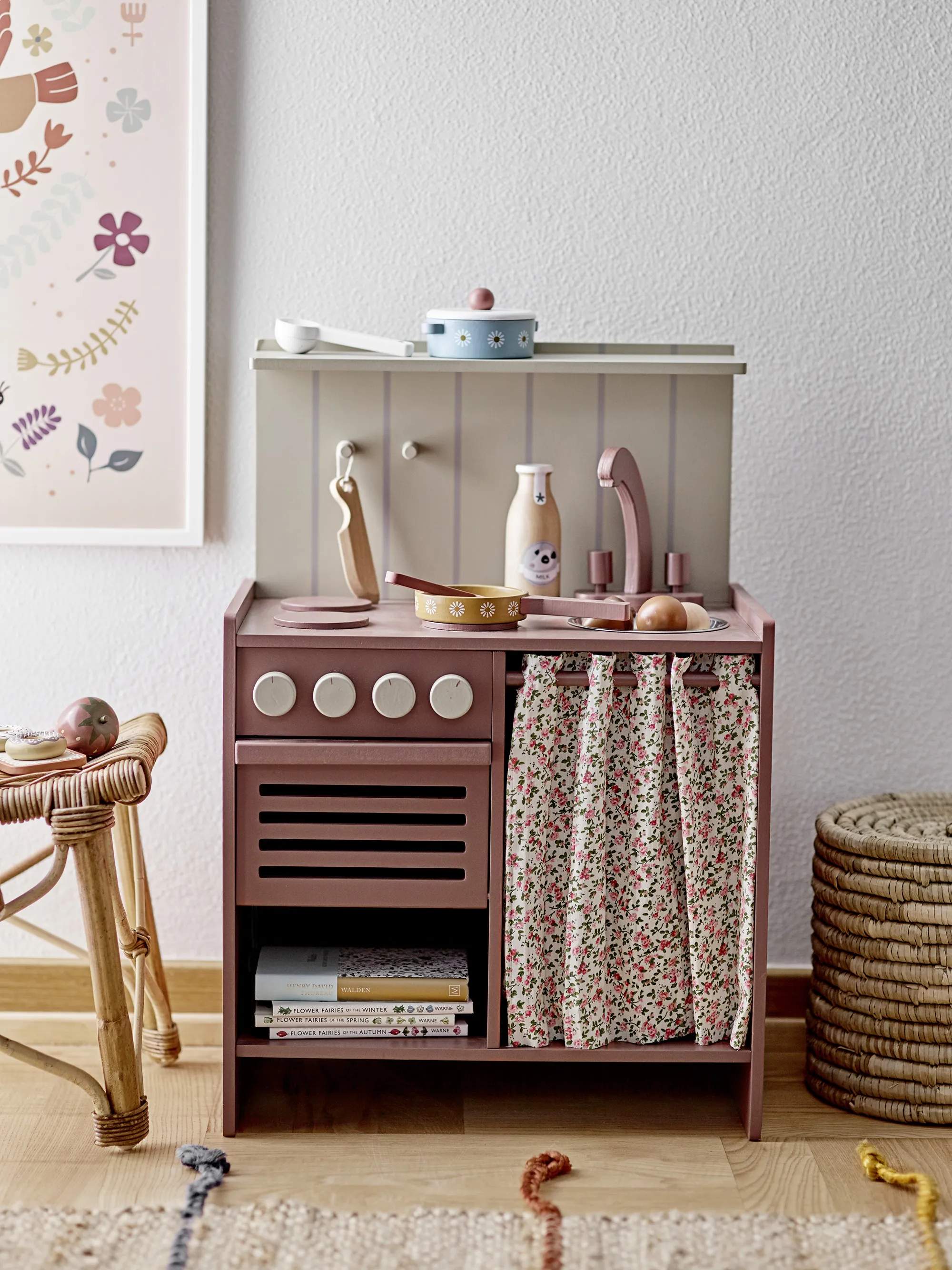 Bloomingville Til børneværelset MINI Pippi Mini Komfur i Brun, 2