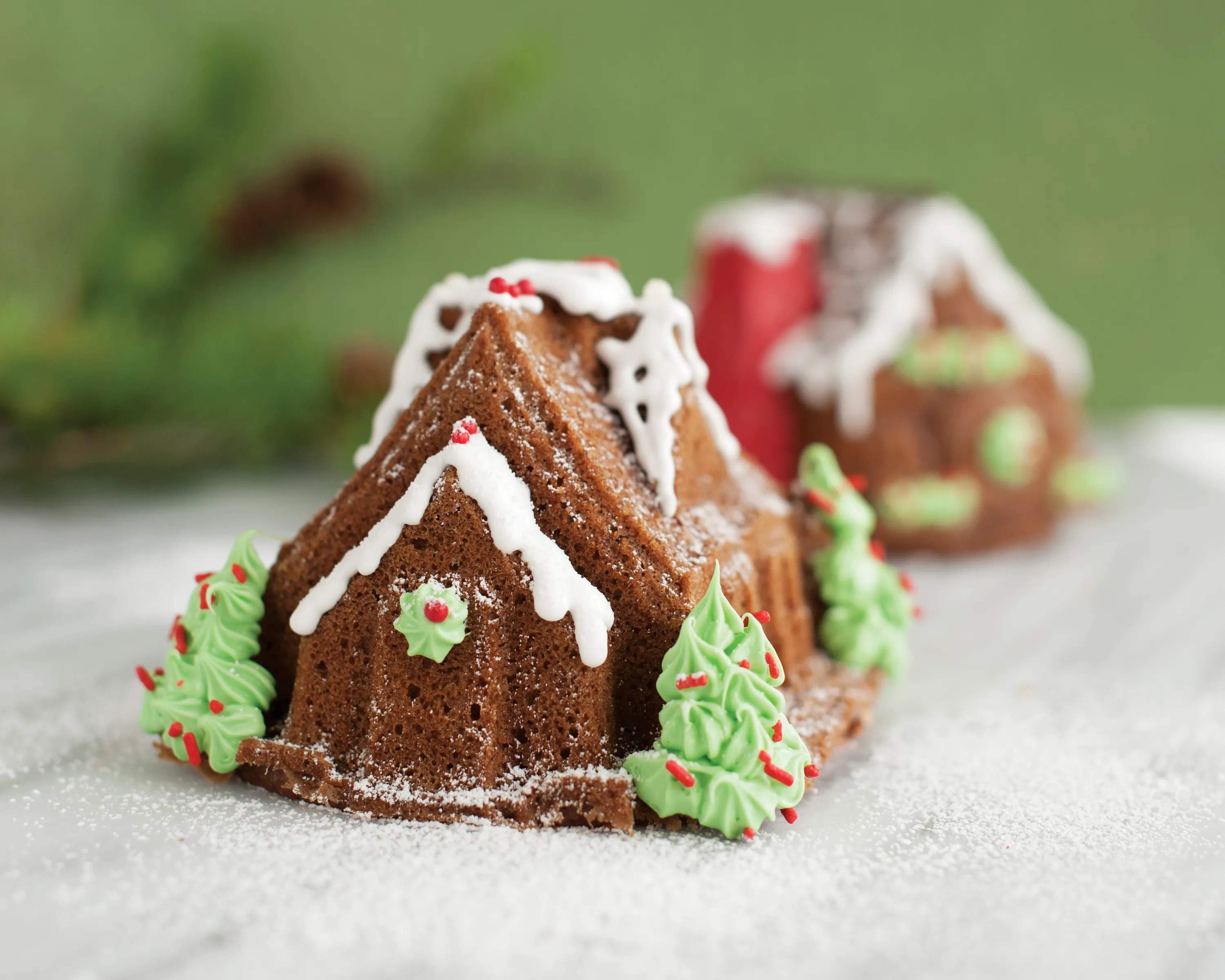 Nordic Ware Øvrige bageforme Gingerbread House Duet Bageform i Sølvfarvet, 2