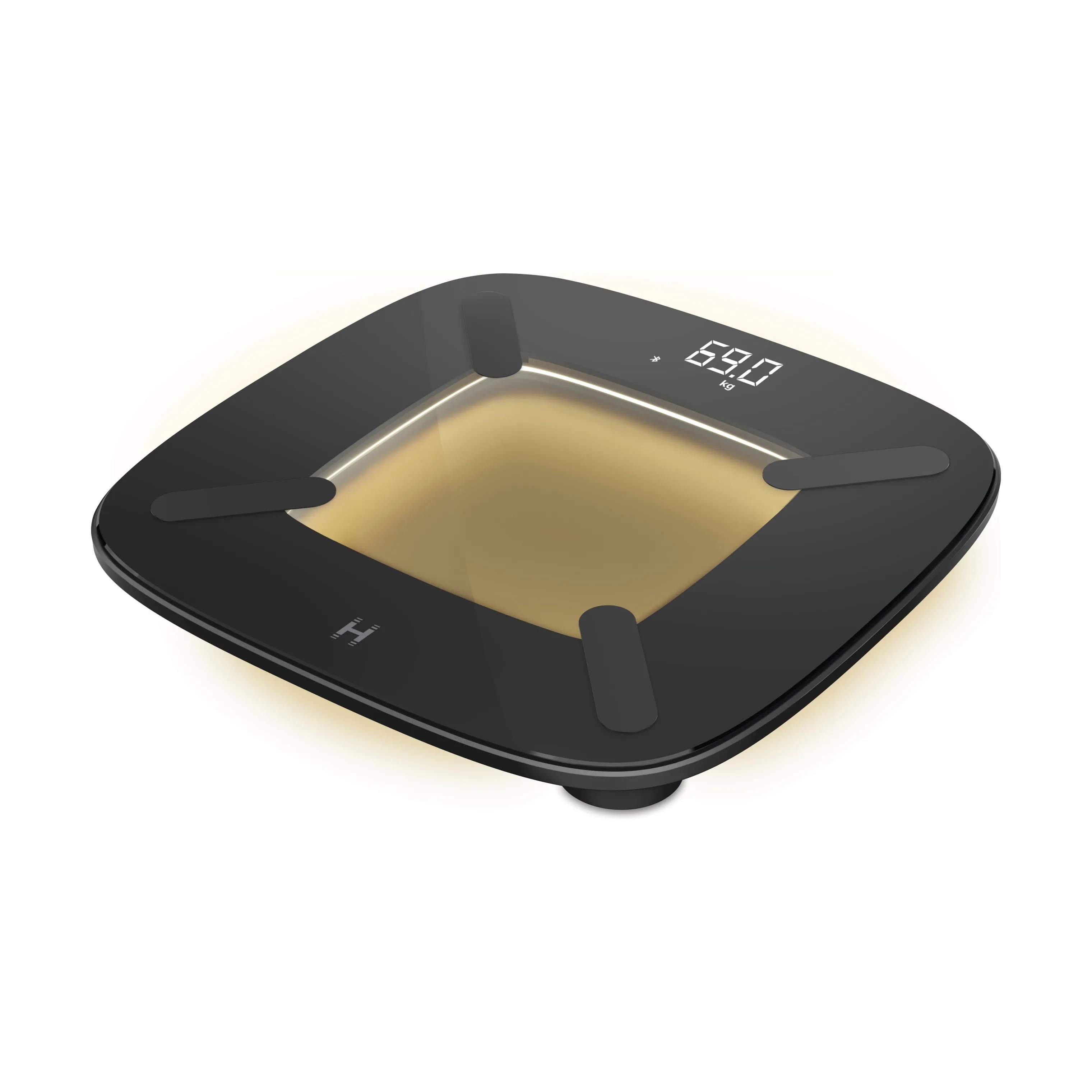 HoMedics Badevægte Kropsanalysevægt i Sort, 1