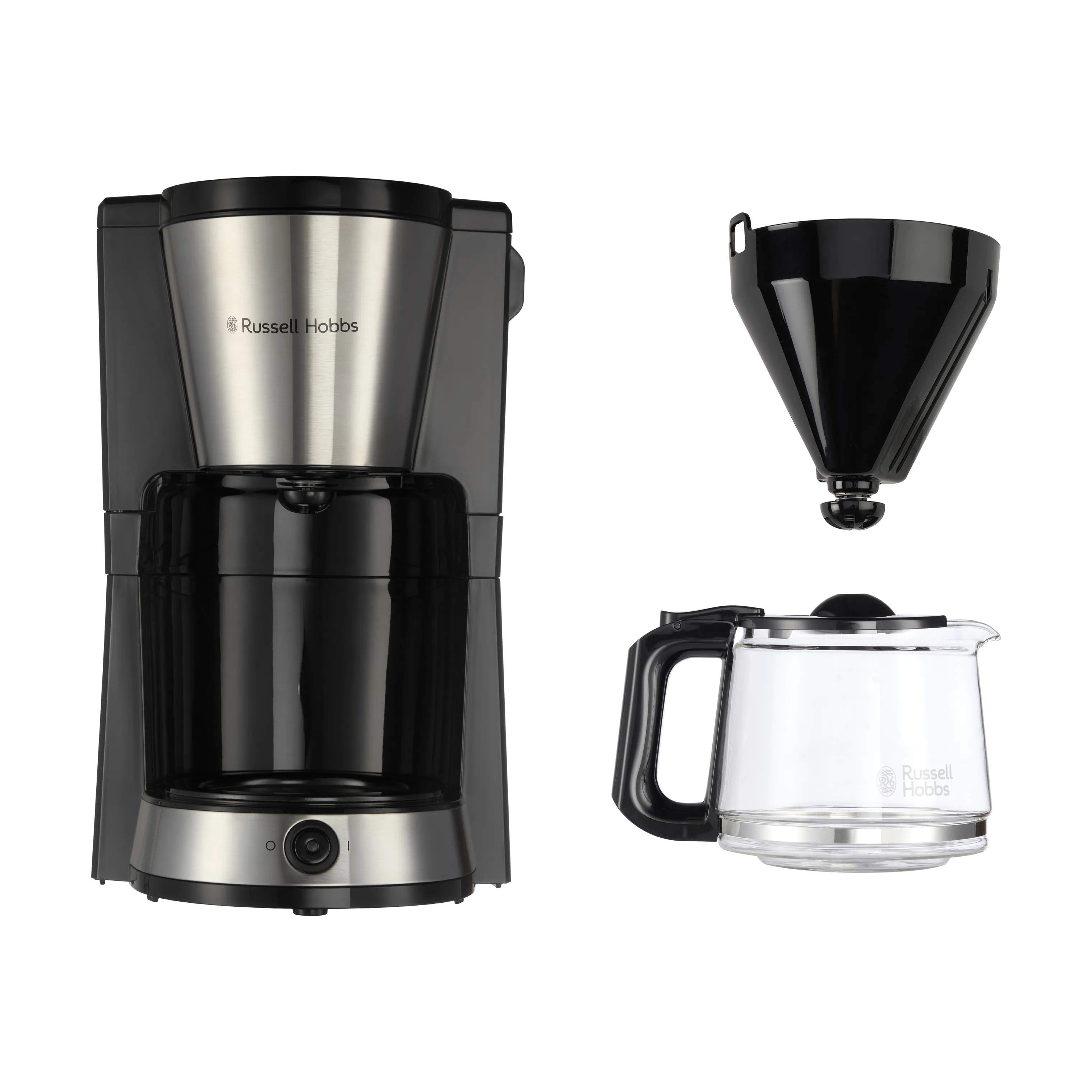 Russell Hobbs Kaffemaskiner Heaton Kaffemaskine i Sort/stål, 3