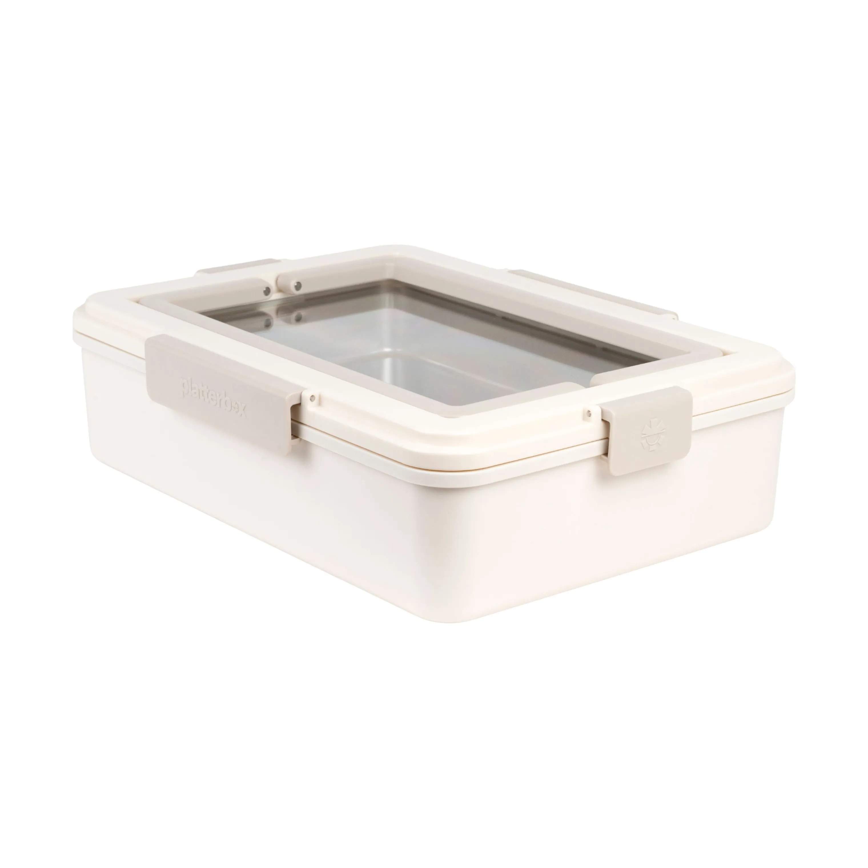 Platterbox Opbevaringsbokse Snack Box i Creme, 1