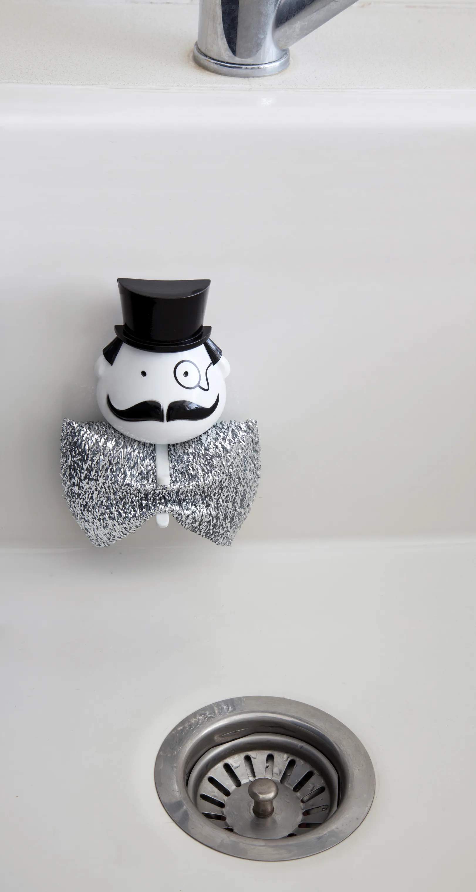 Peleg Design Øvrigt tilbehør til opvask Holder til Skuresvamp - Mr Sponge i Hvid, Sort, 5