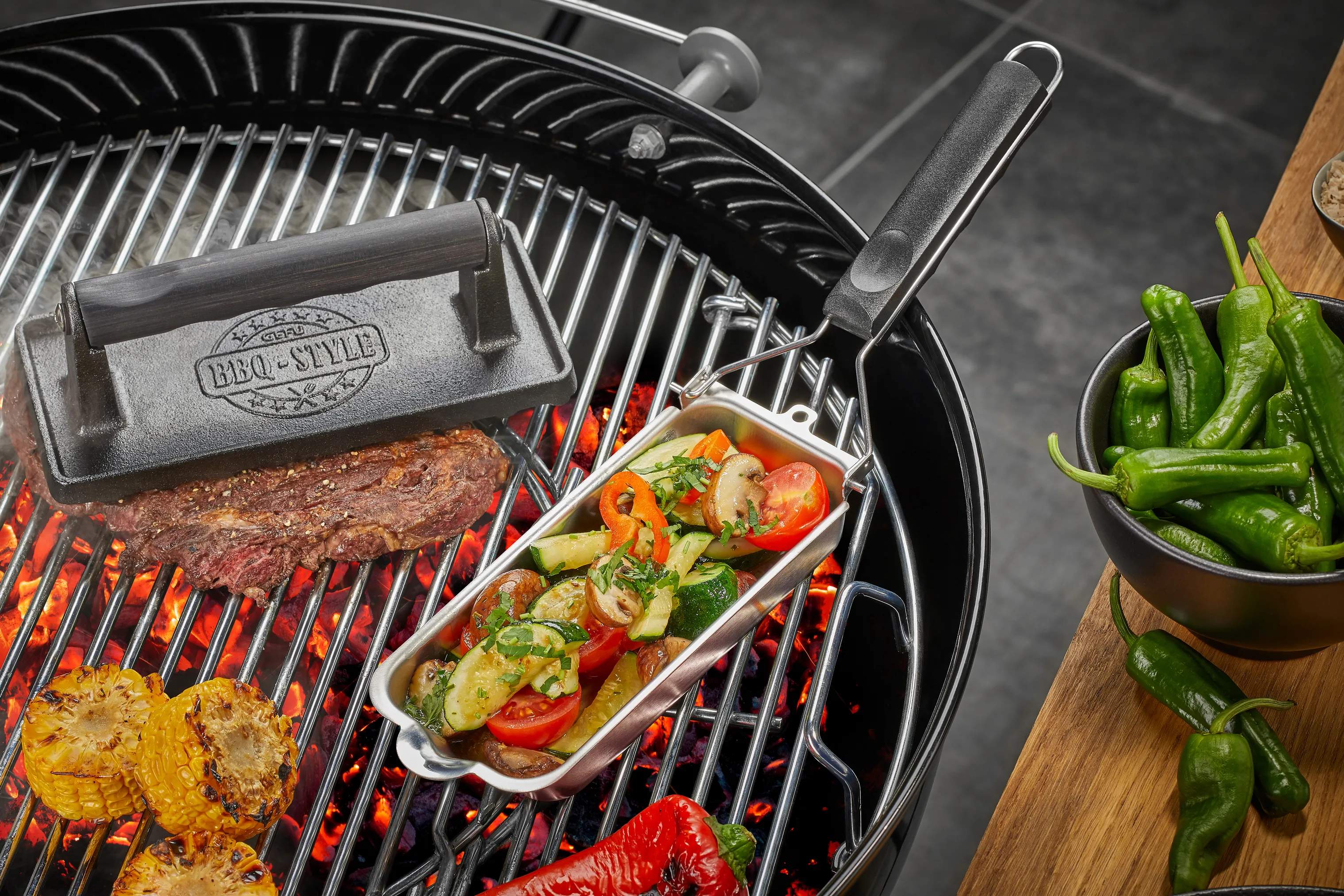 Gefu Øvrigt grilltilbehør Gefu Grill Grillpande i stål, 2