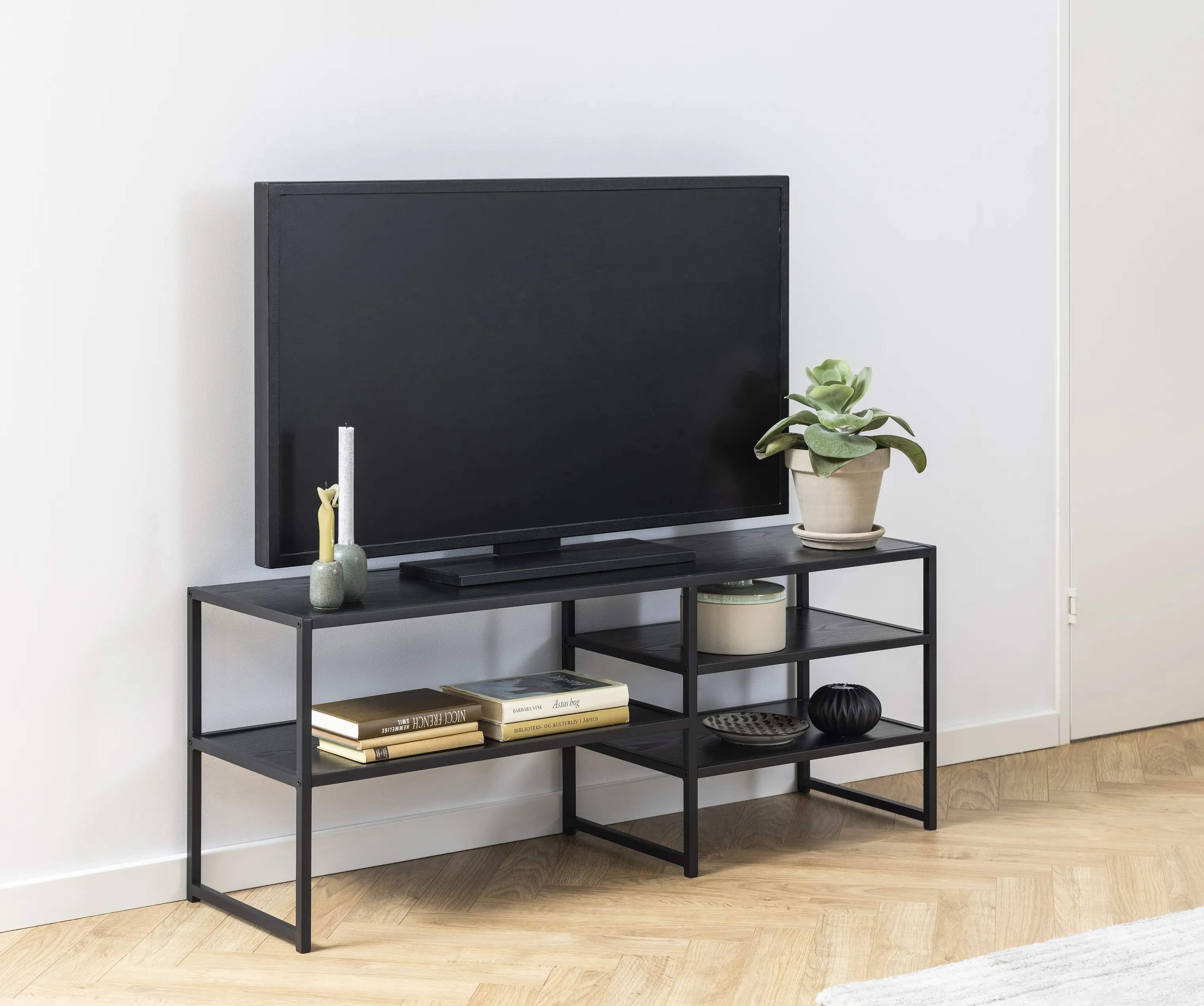 CASA Living TV-borde Seaford TV Bord i mat sort, 2