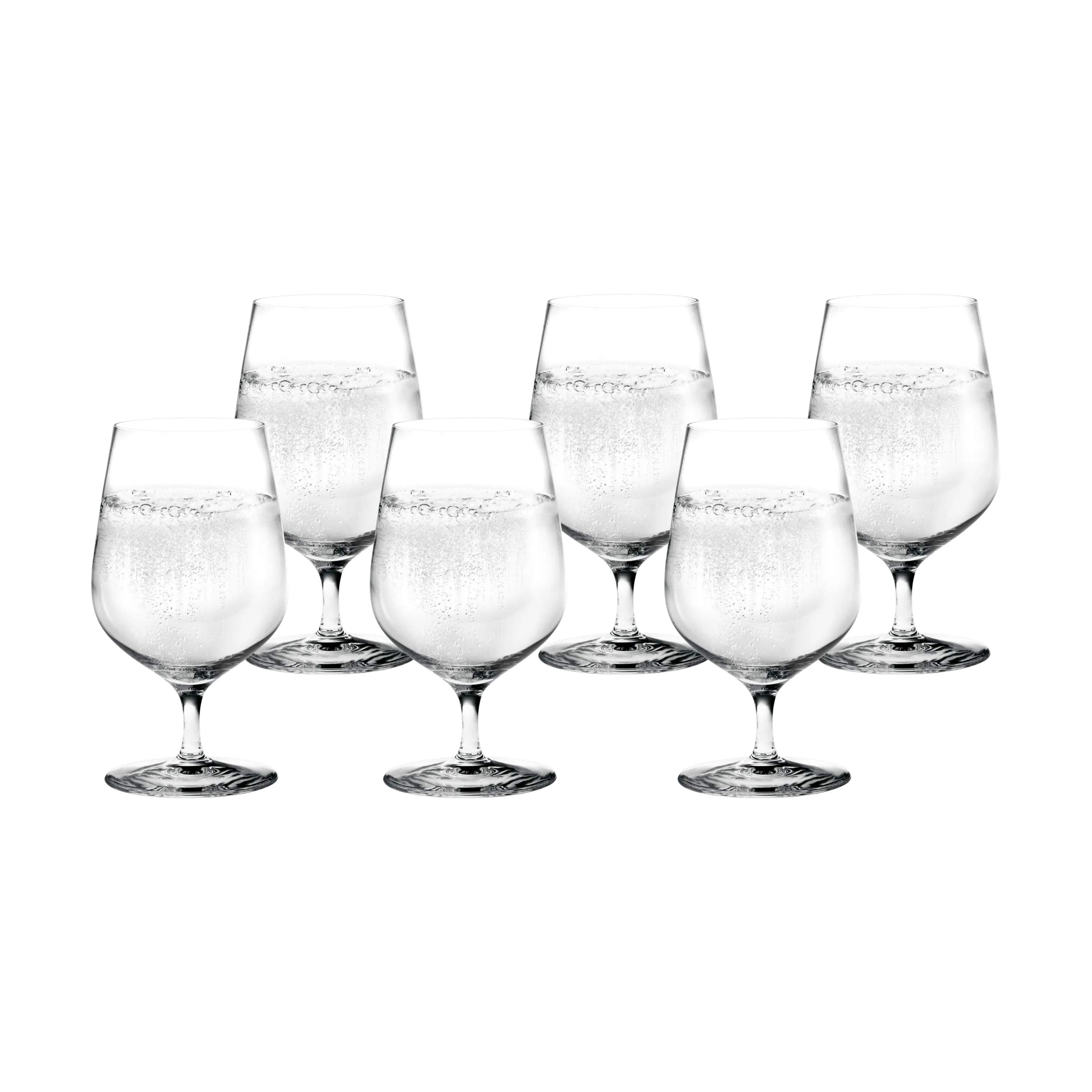 Holmegaard Vandglas Cabernet Vandglas på fod - 6 stk. i Klar, 1