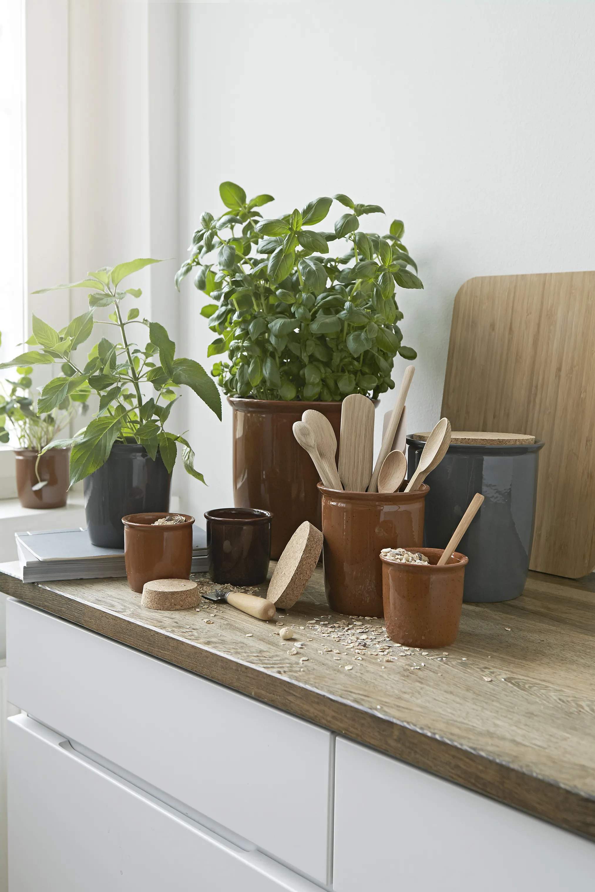 Knabstrup Keramik Låg og covers Korklåg i Natur, 19,5 cm, 3