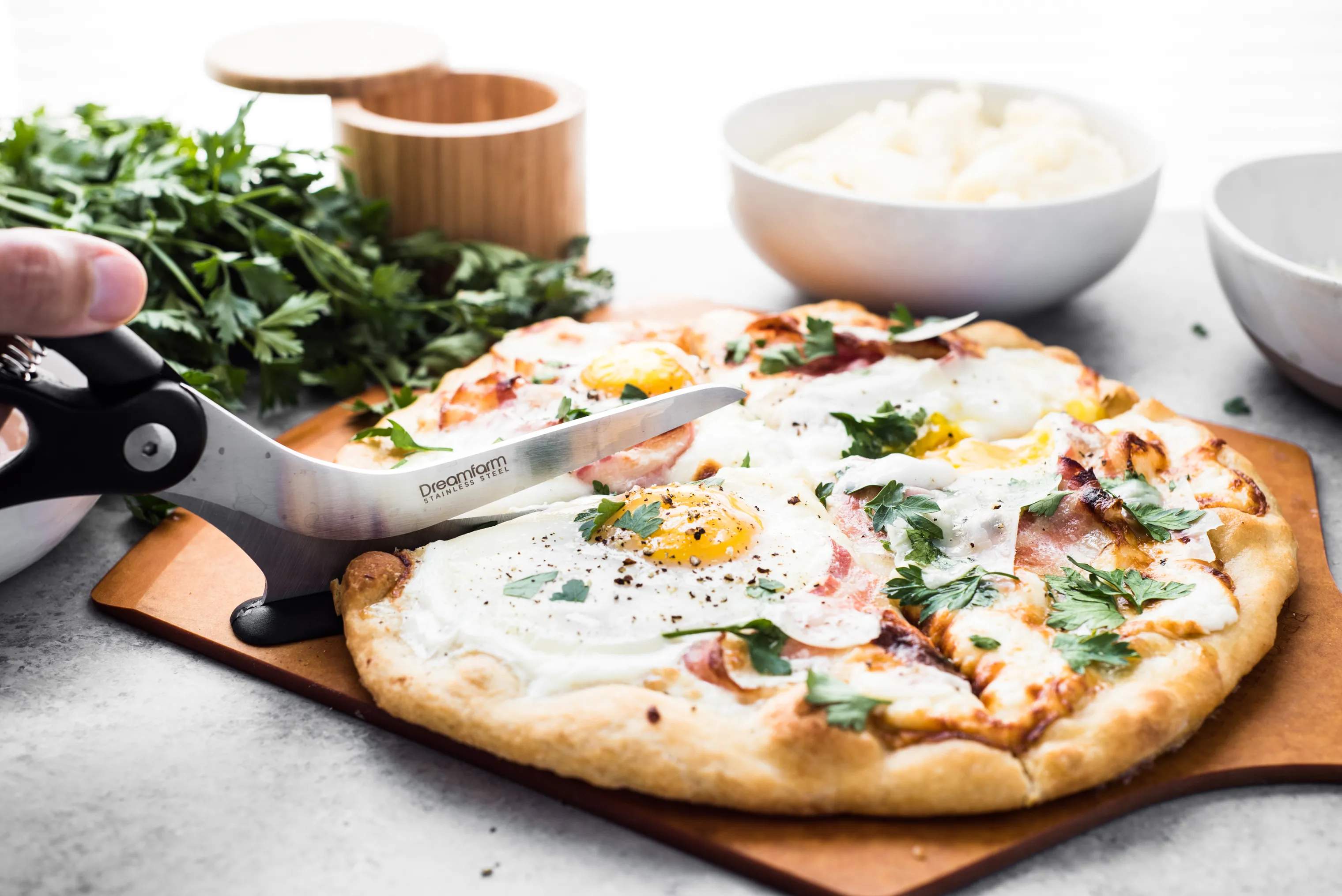 Dreamfarm Pizzaskærere Scizza Pizzasaks i Sort/stål, 3