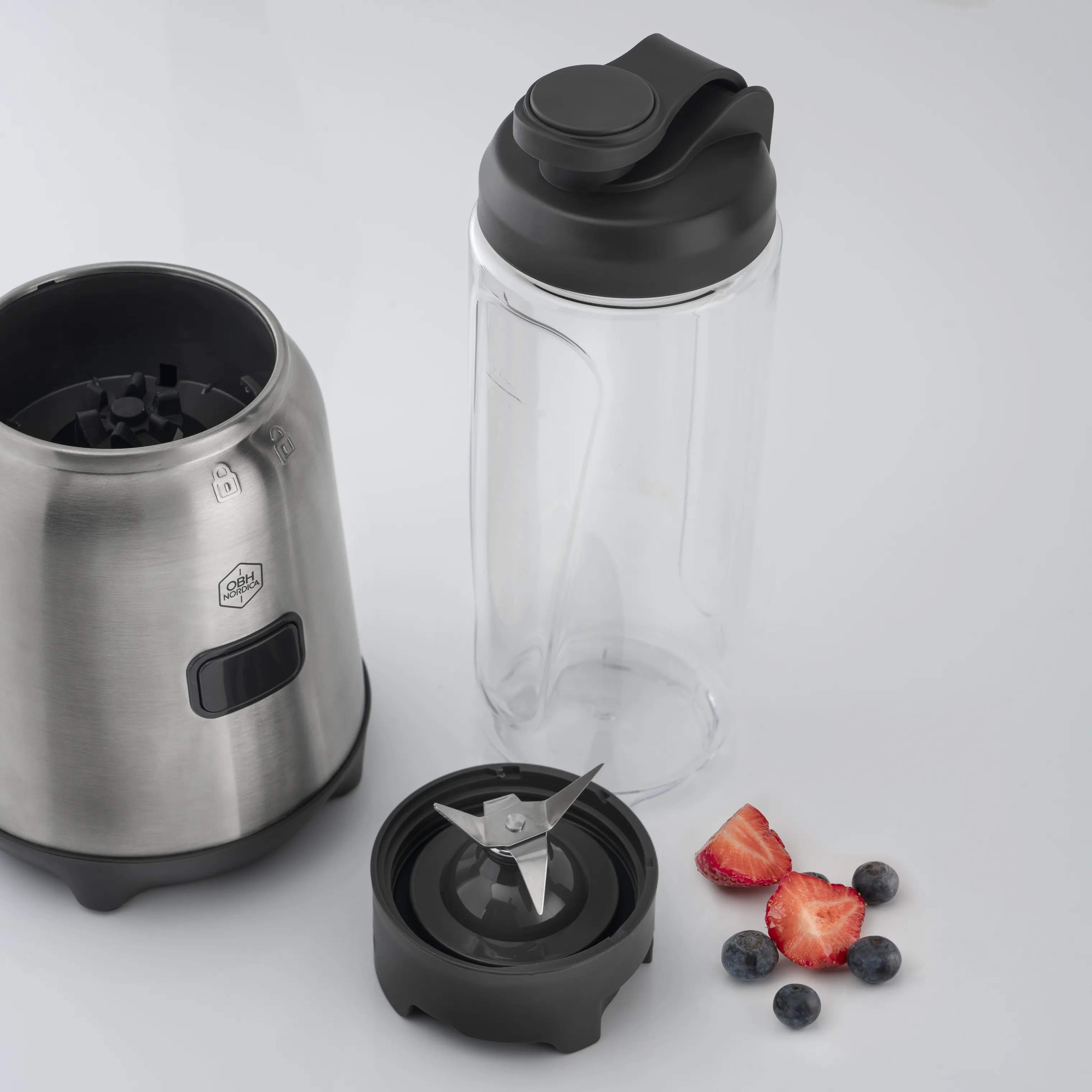OBH Nordica Blendere Blender Mix & Move i Sølvfarvet, 3