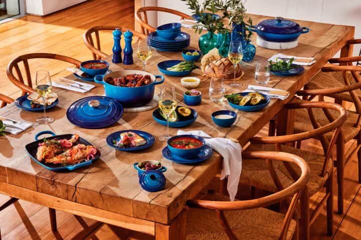 Le Creuset Frokosttallerkener Signature Frokosttallerken i Azure , 22 cm, 2