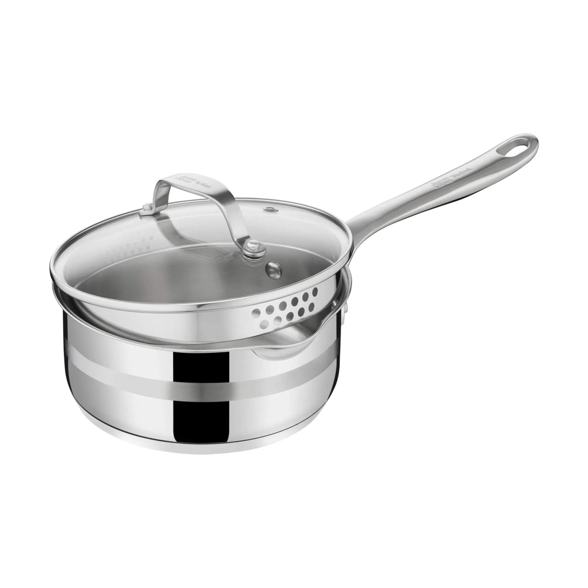 Jamie Oliver by Tefal Grydesæt Cook Smart Grydesæt - 7 dele i Sølv, 5