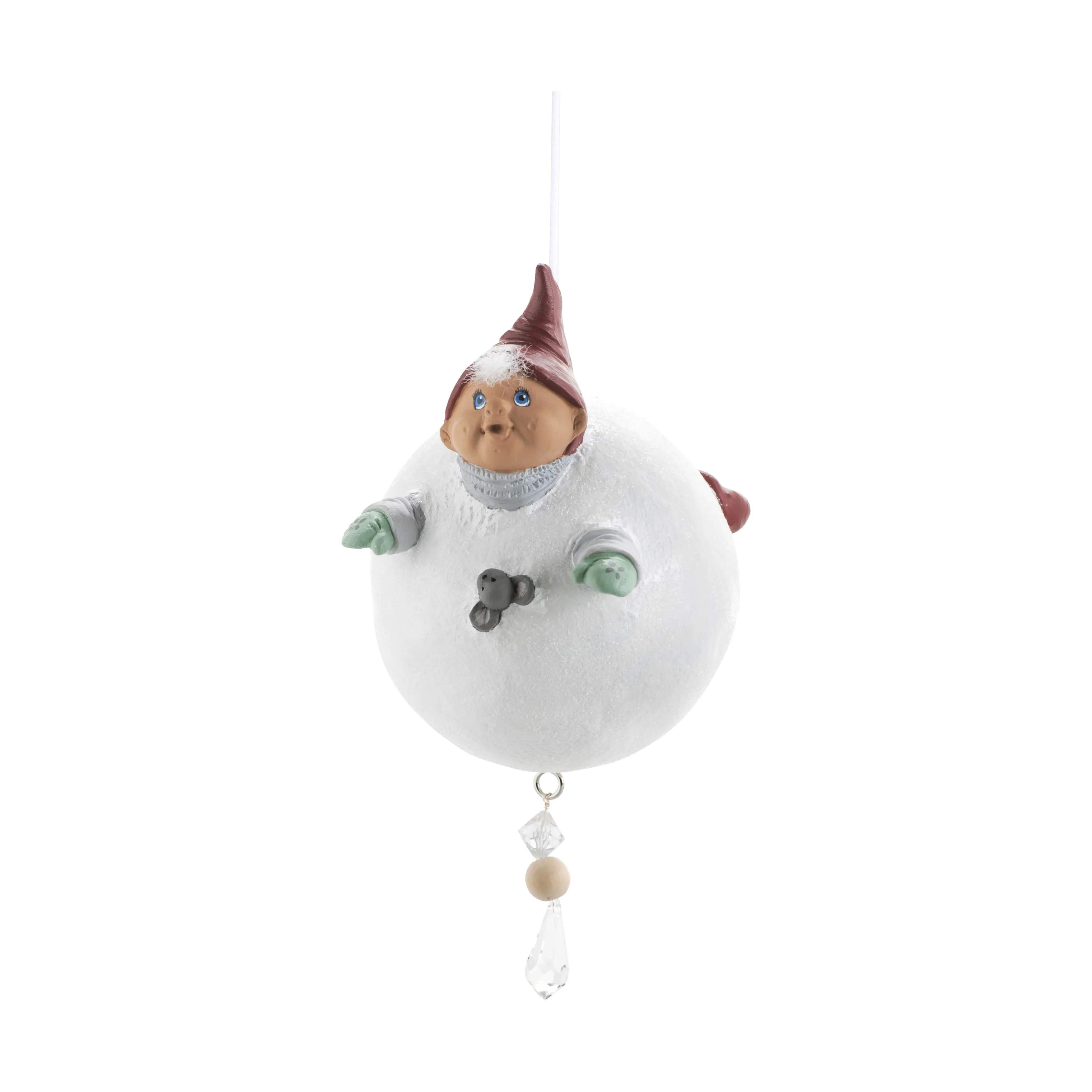 Klarborg Juleophæng Juleophæng 2016 Nisse Freddi i Hvid, 10 cm, 1