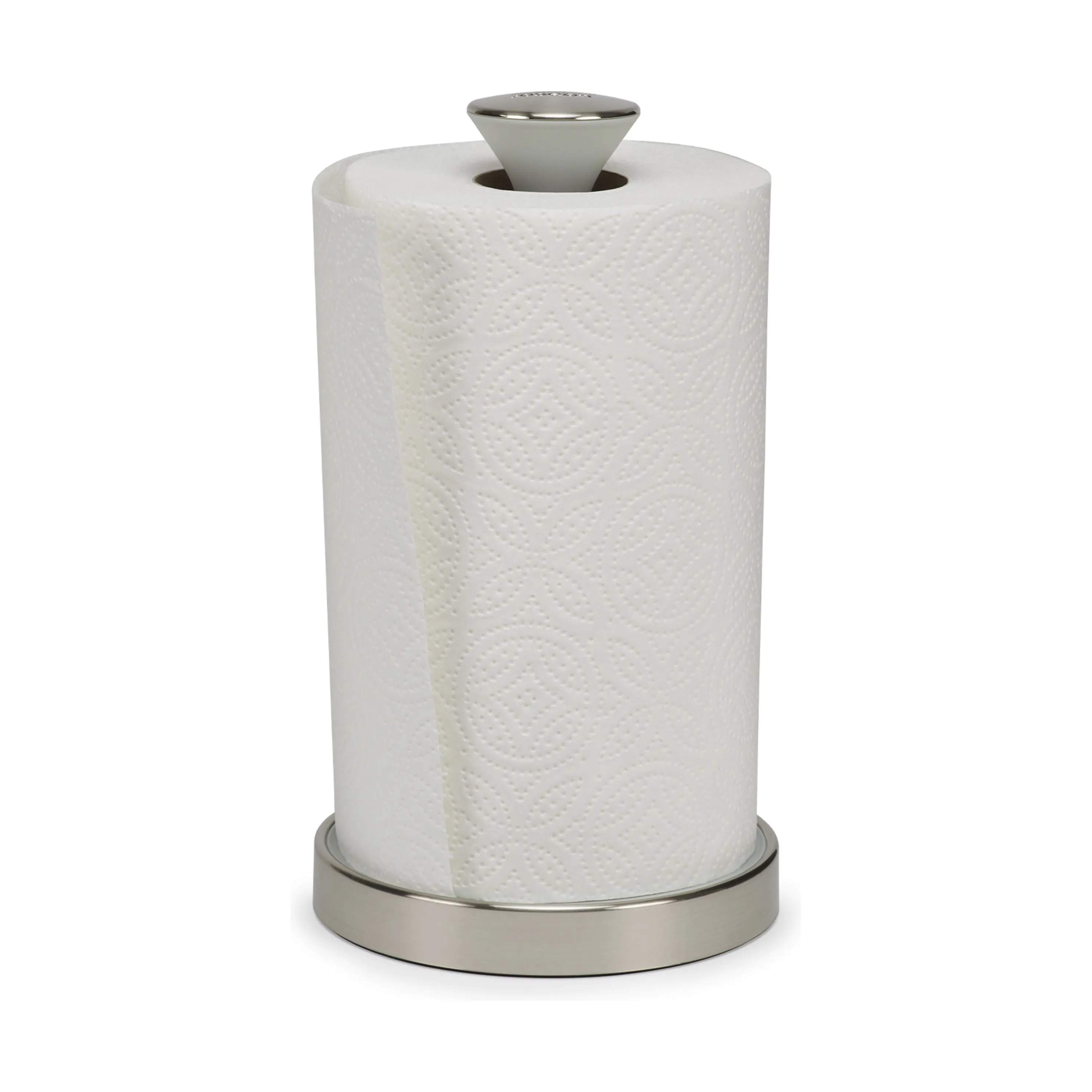 Joseph Joseph Køkkenrulleholdere Push&tear Køkkenrulleholder i Stone, 3