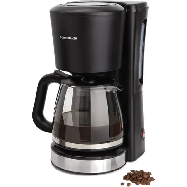 Cook & Baker Kaffemaskiner Kaffemaskine i sort, 1