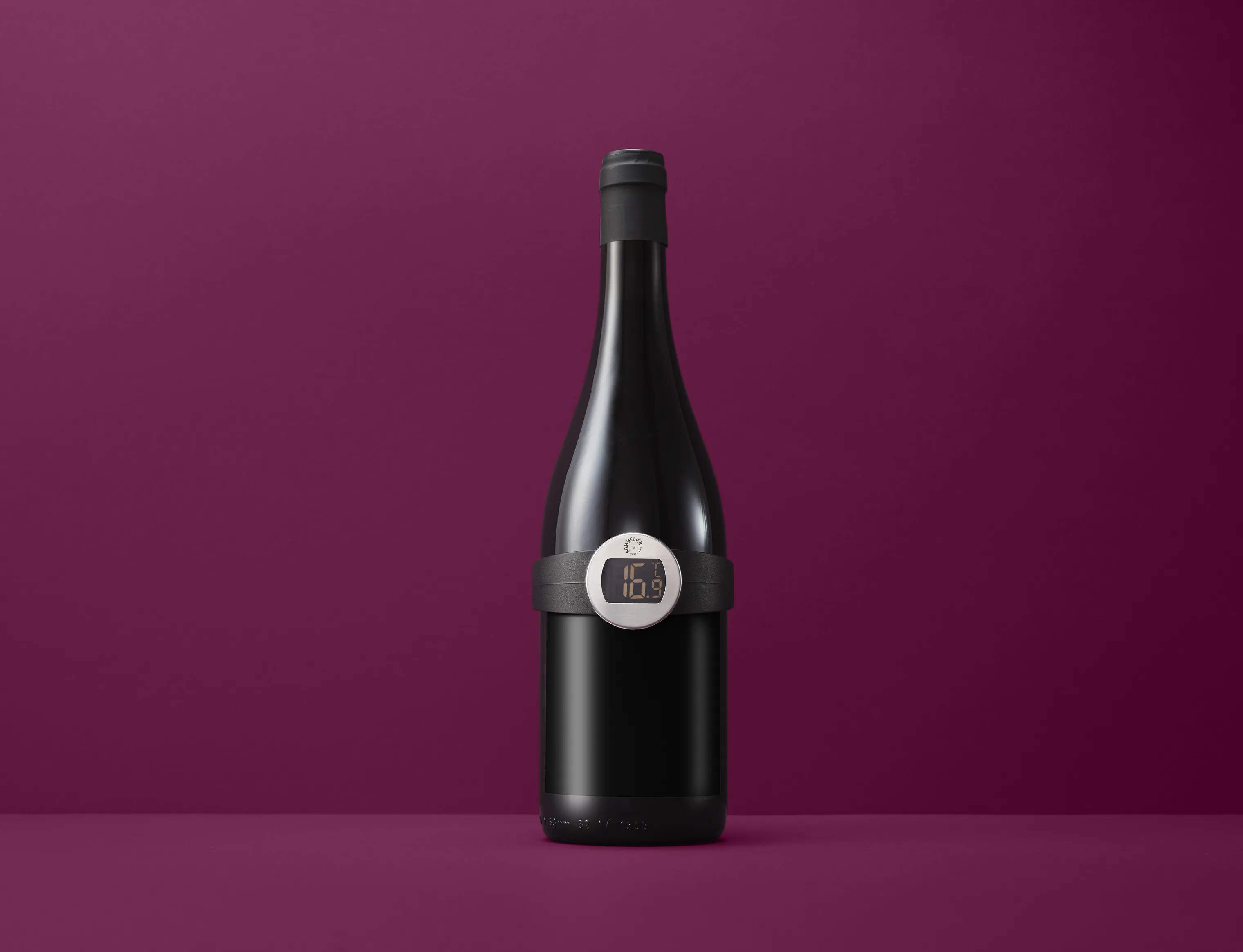 Sommelier by CASA Living Vinpropper Sommelier Vintermometer i Sort, 2