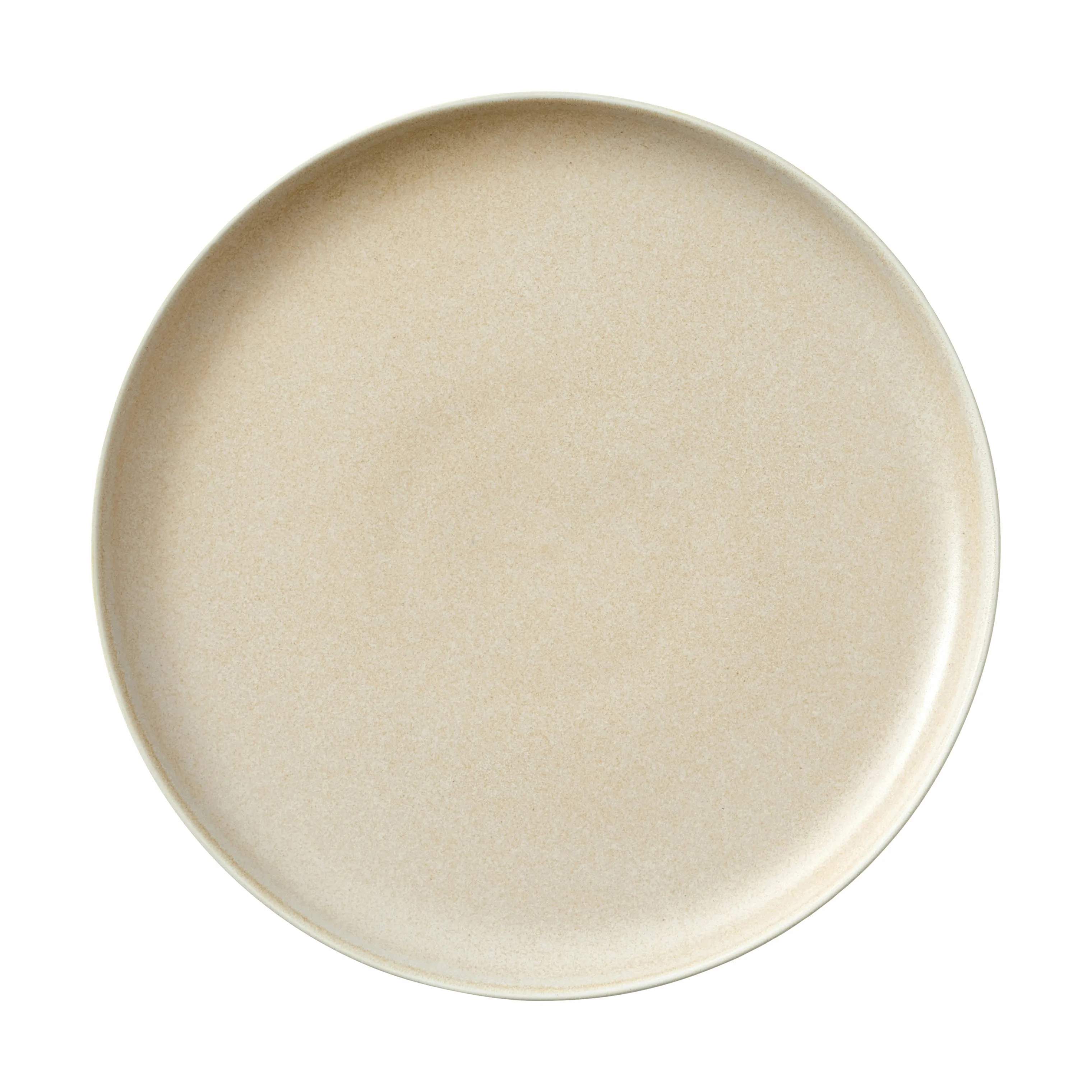 North Frokosttallerken, matte white/matte sand, large