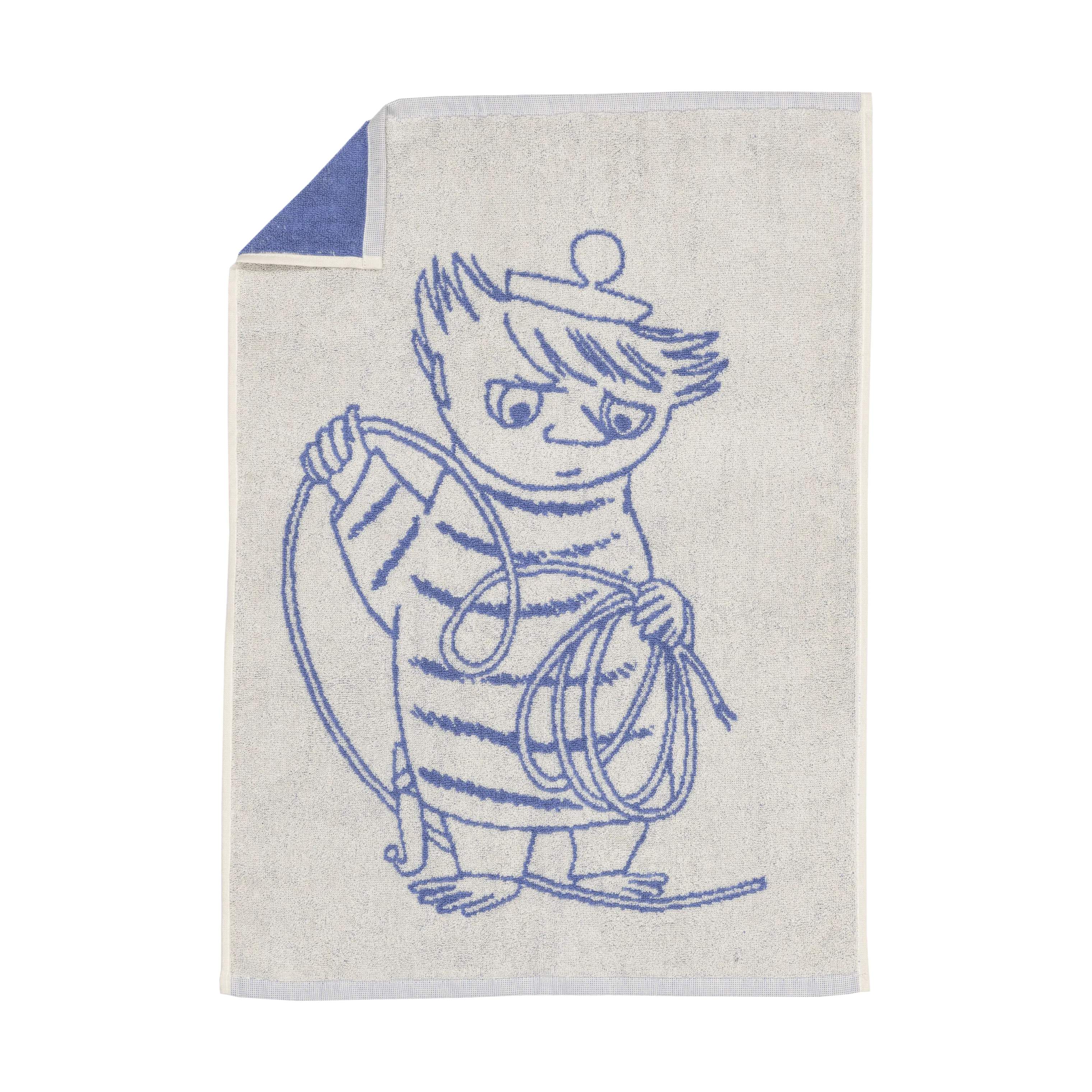 Moomin Arabia Håndklæder Arabia Badeværelse Håndklæde - Too-Tikki i Blå/Hvid, B50 x L70 cm, 1