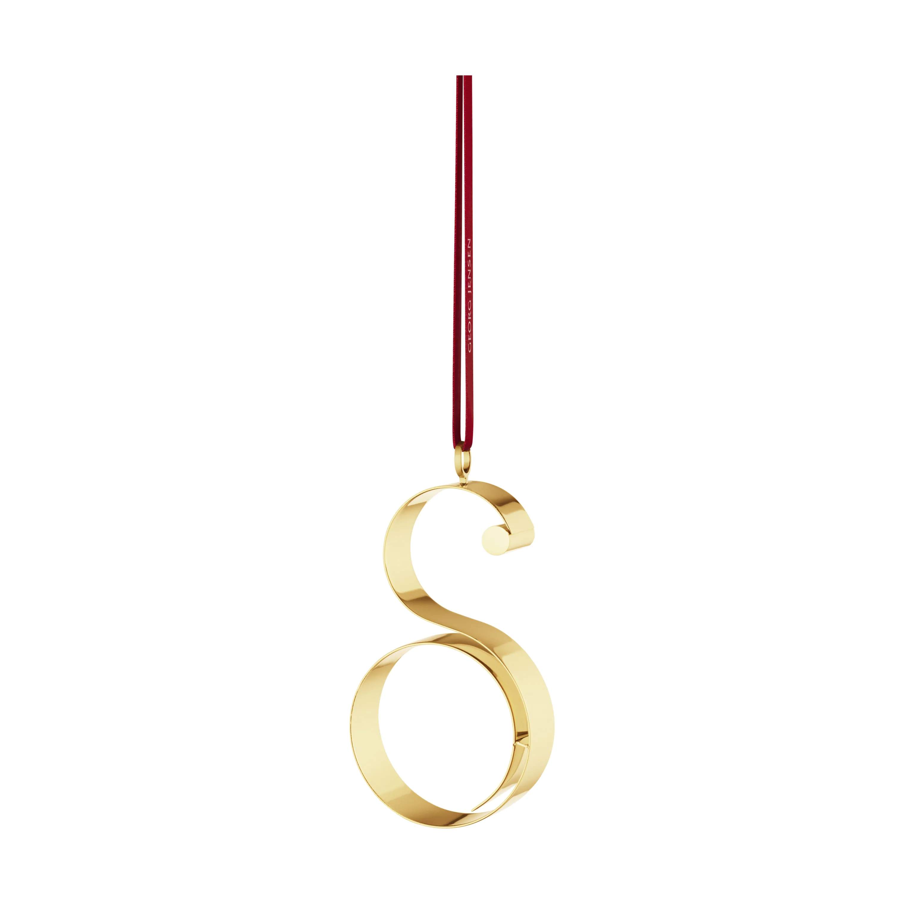 Georg Jensen Juleophæng Seasonal Christmas Collection Bogstavornament - S i S, 1